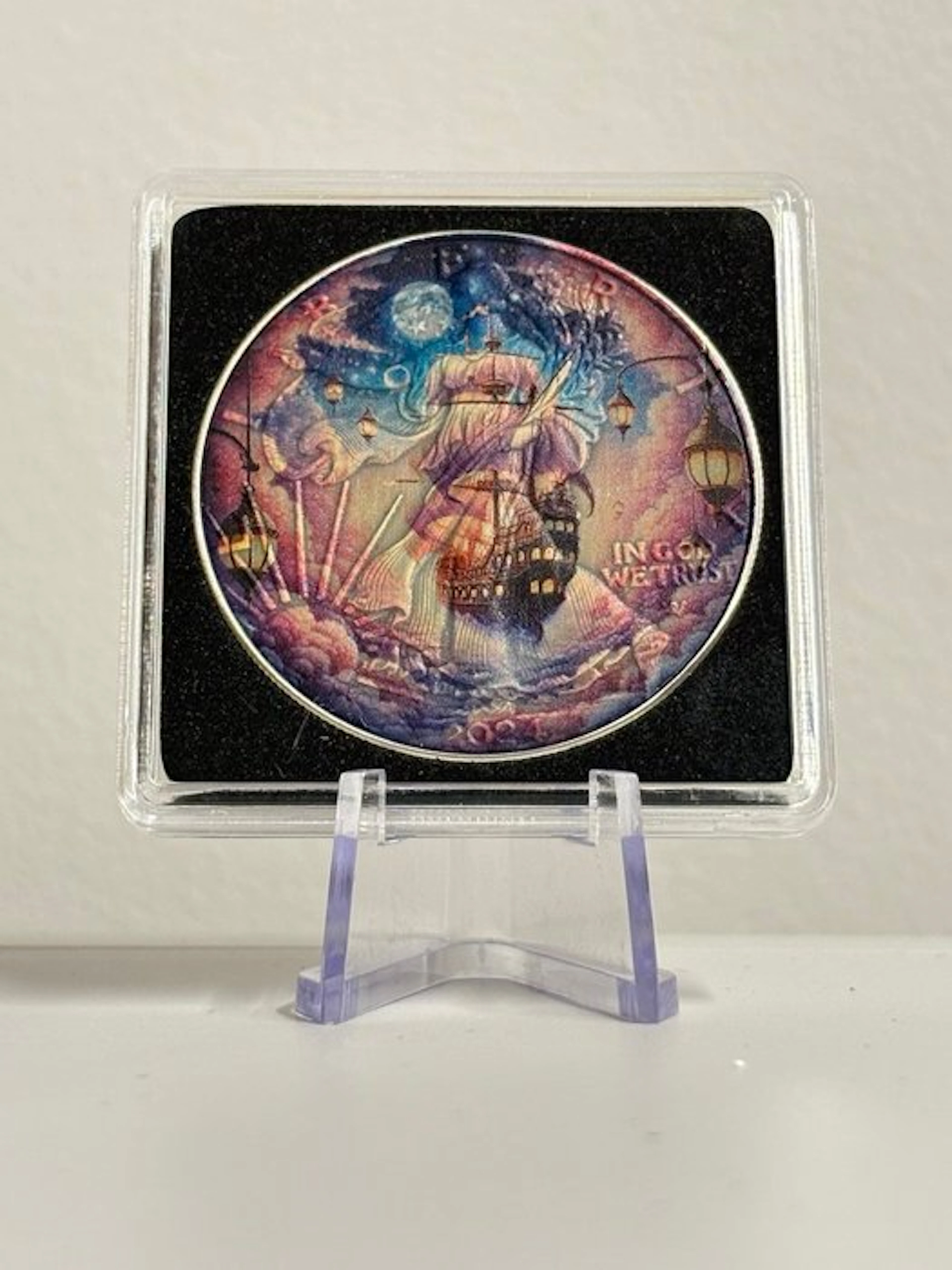 United States. 1 Dollar 2024 - 1 oz Candy Ship - American Eagle .999
