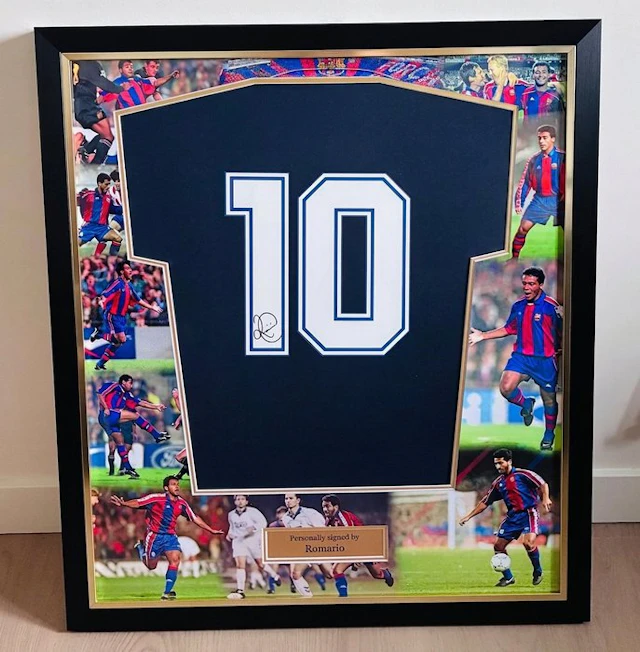 Romário - Exclusive Hand Signed – FC Barcelona Shirt