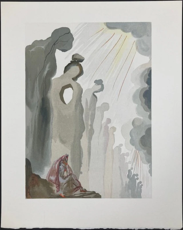 Salvador Dali (1904-1989) - The Second Cornice - La Divine Comedie