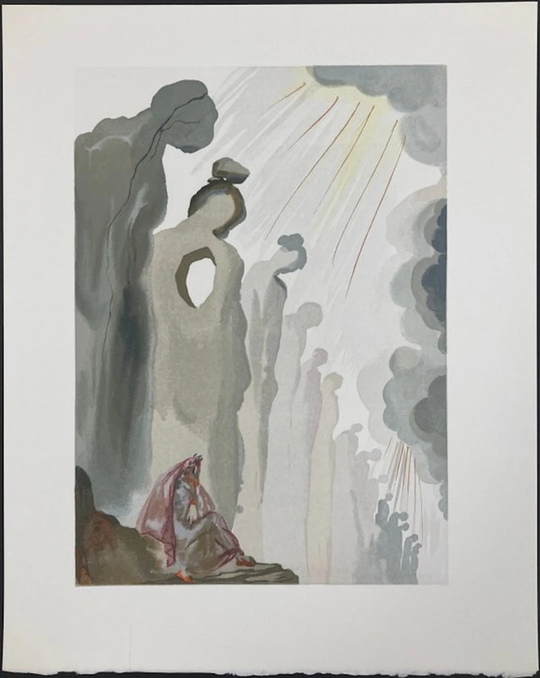 Salvador Dali (1904-1989) - The Second Cornice - La Divine Comedie