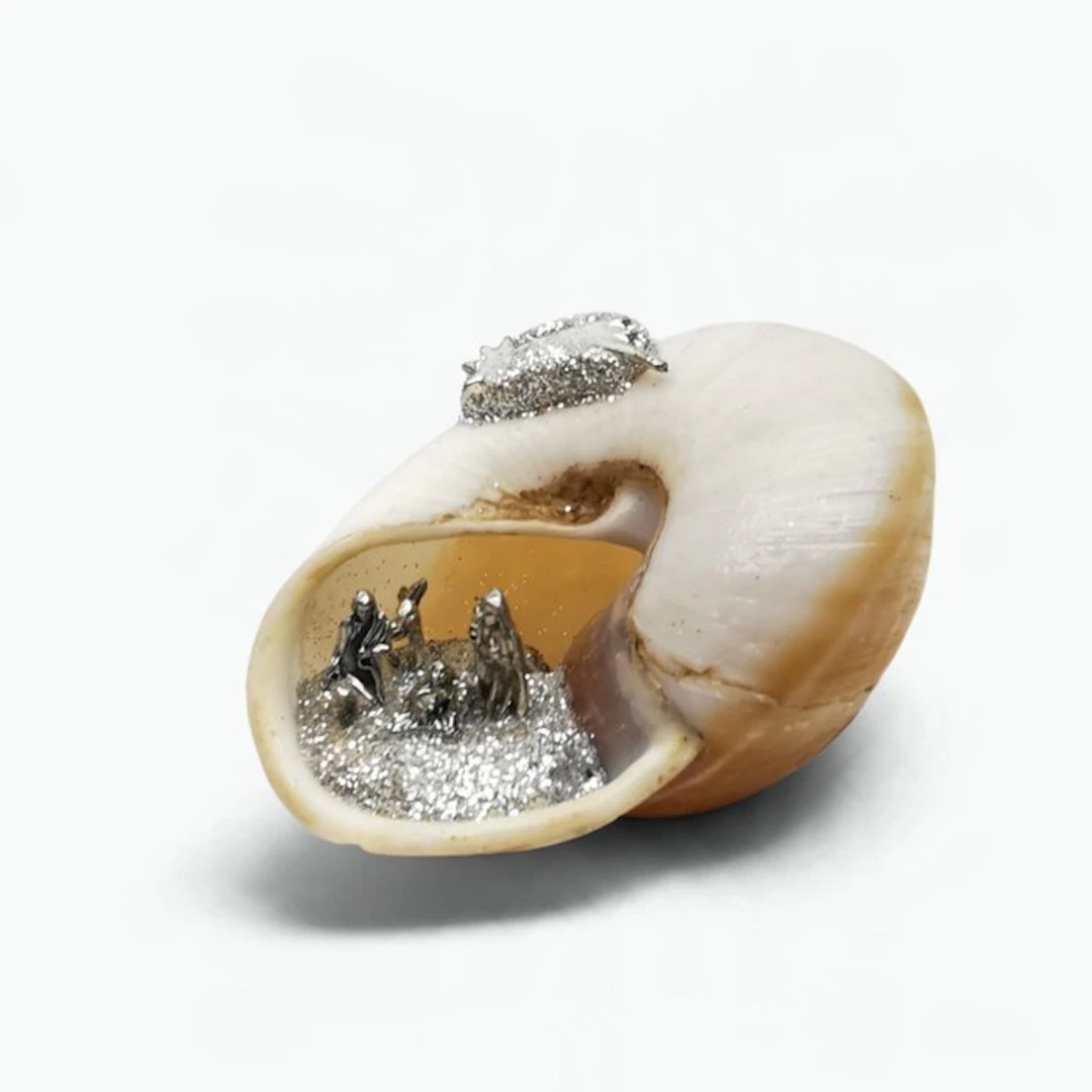 Nativity scene - Mother of pearl - Italian craftsmanship