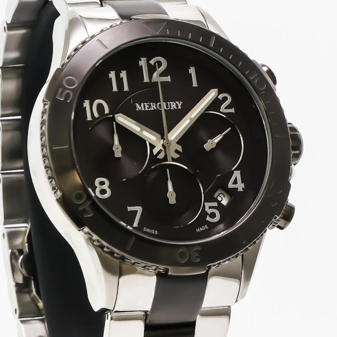 Mercury - Swiss Made Chronograph Watch - ME390-ST-2 - No...