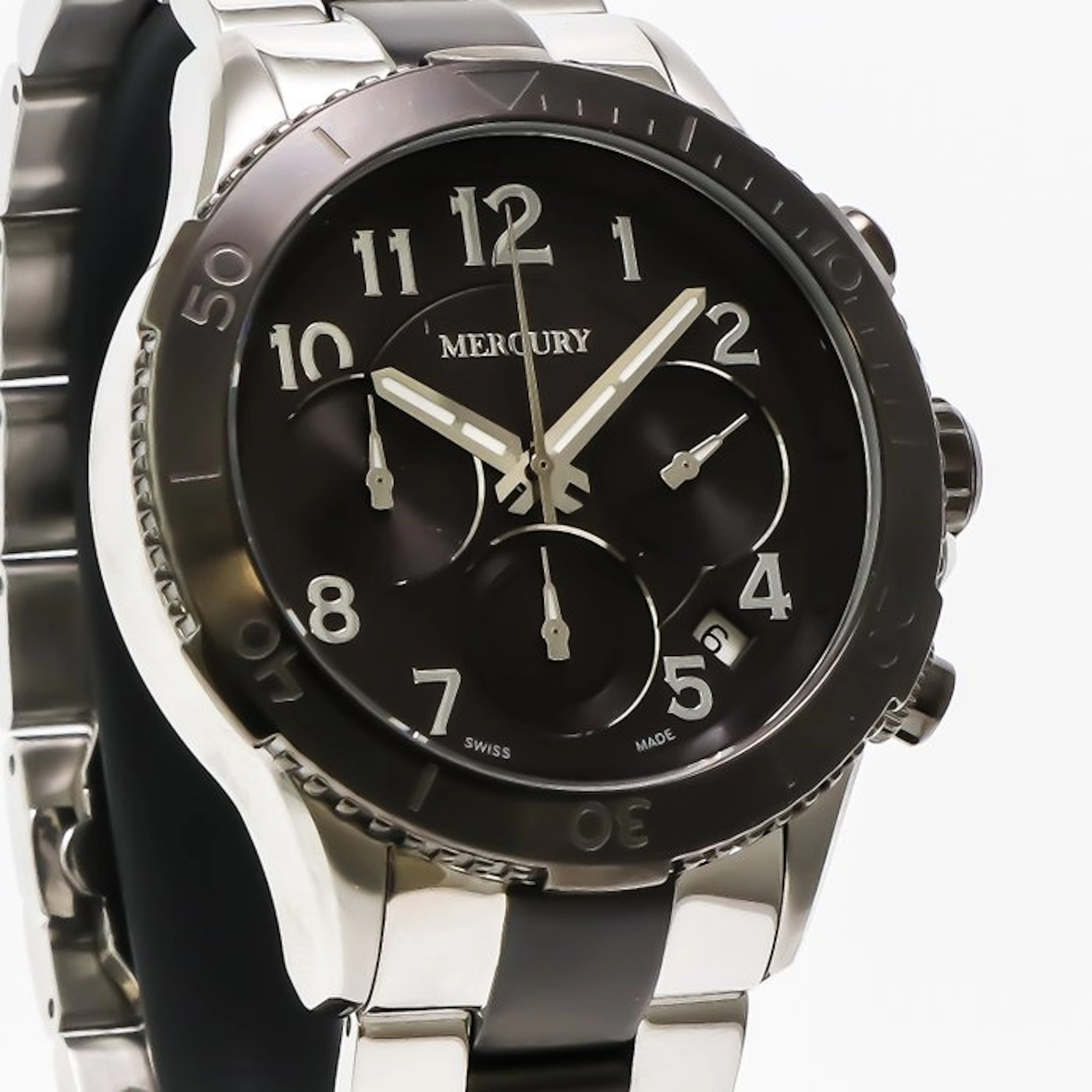Mercury - Swiss Made Chronograph Watch - ME390-ST-2 - No...