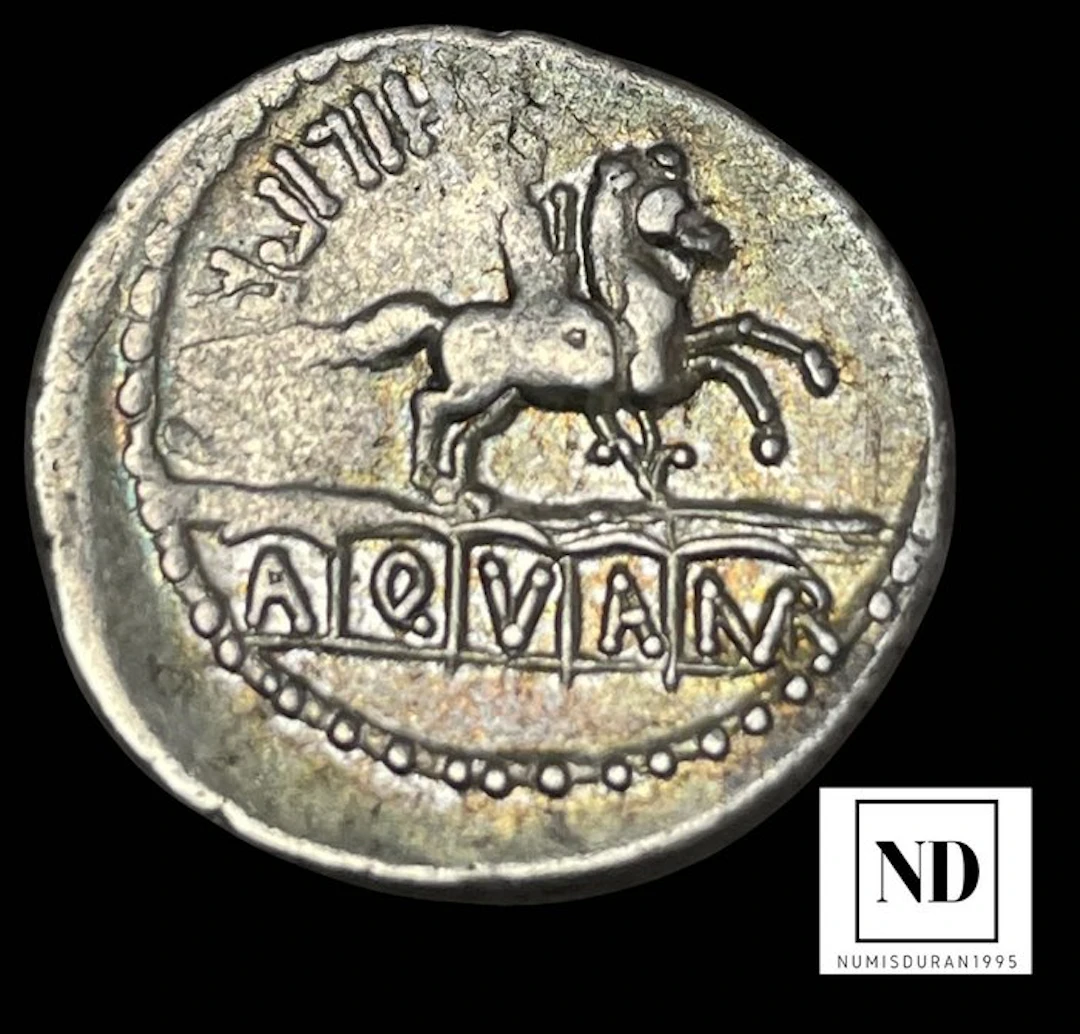 Roman Republic. L. Marcus Philippus, 56 BC. Denarius Roma