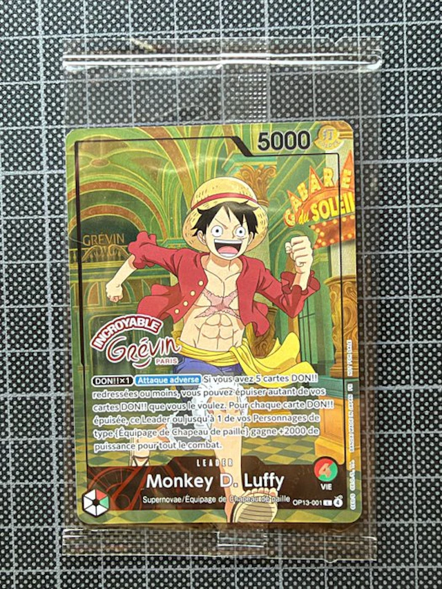 Bandai Card - One Piece - Monkey D. Luffy OP13-001 Promo card, First edition