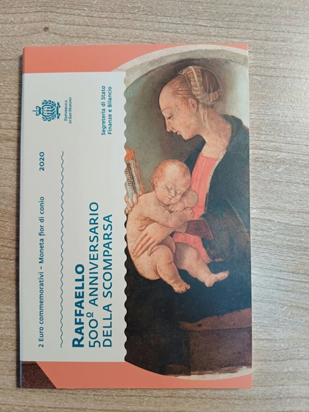San Marino. 2 Euro 2020 "Raffaello" (No reserve price)