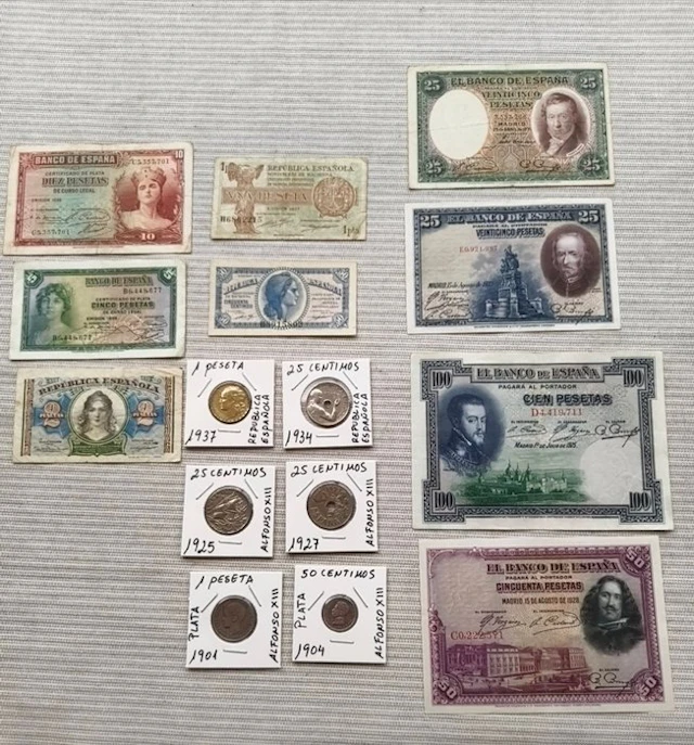 Spain. Peseta 1901-1937 (No reserve price)