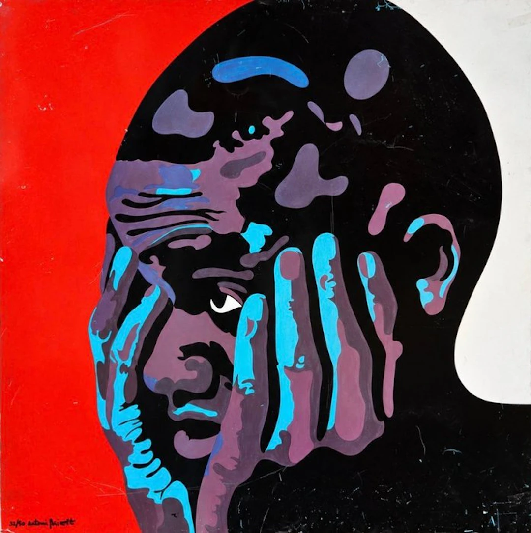Antoni Miro (1944) - L’Espera – Amèrica Negra Series – Metallgraphic Print