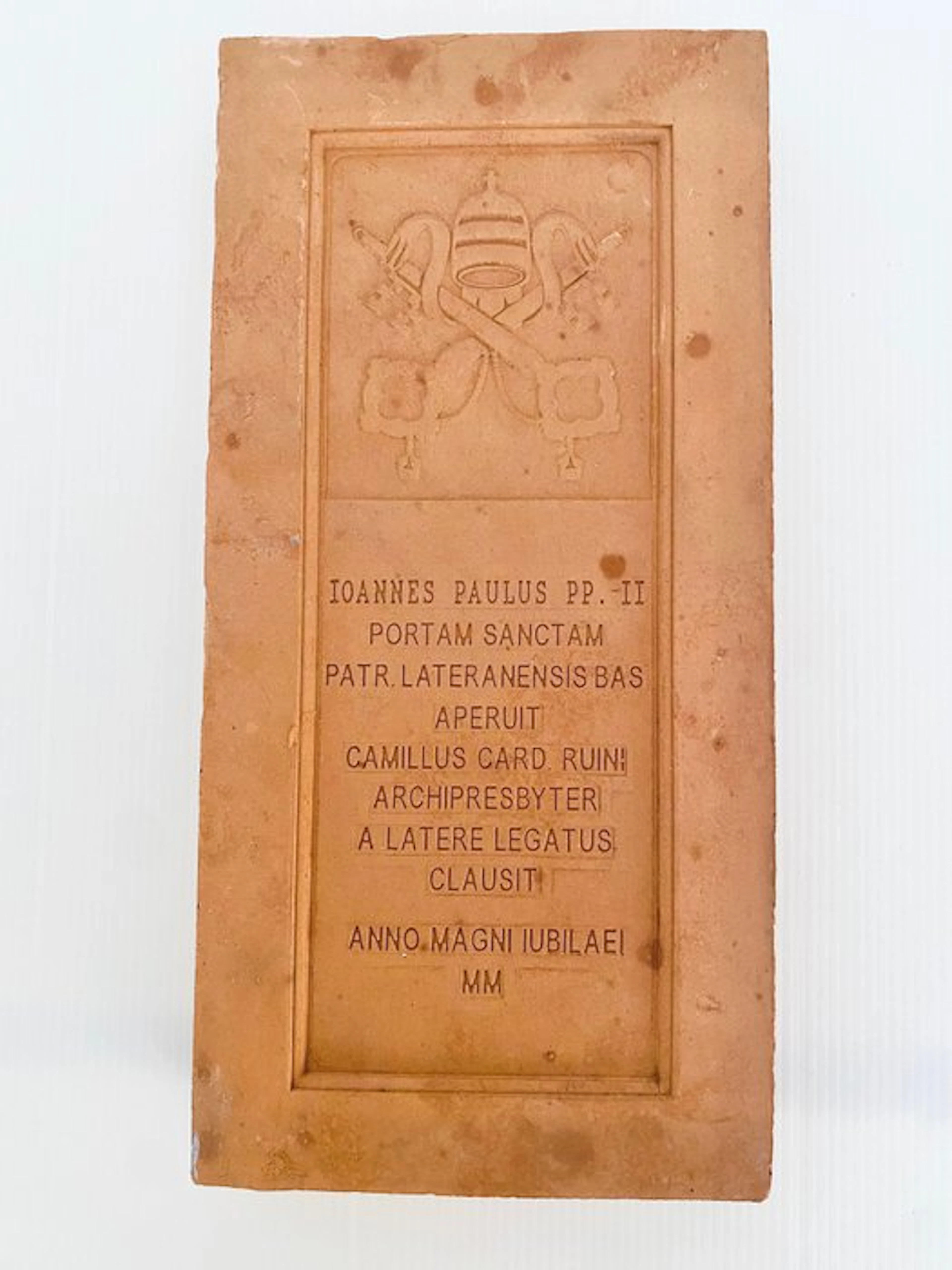 Brick - 2000-2010 - Commemorative brick celebrating the Great Jubilee of 2000.