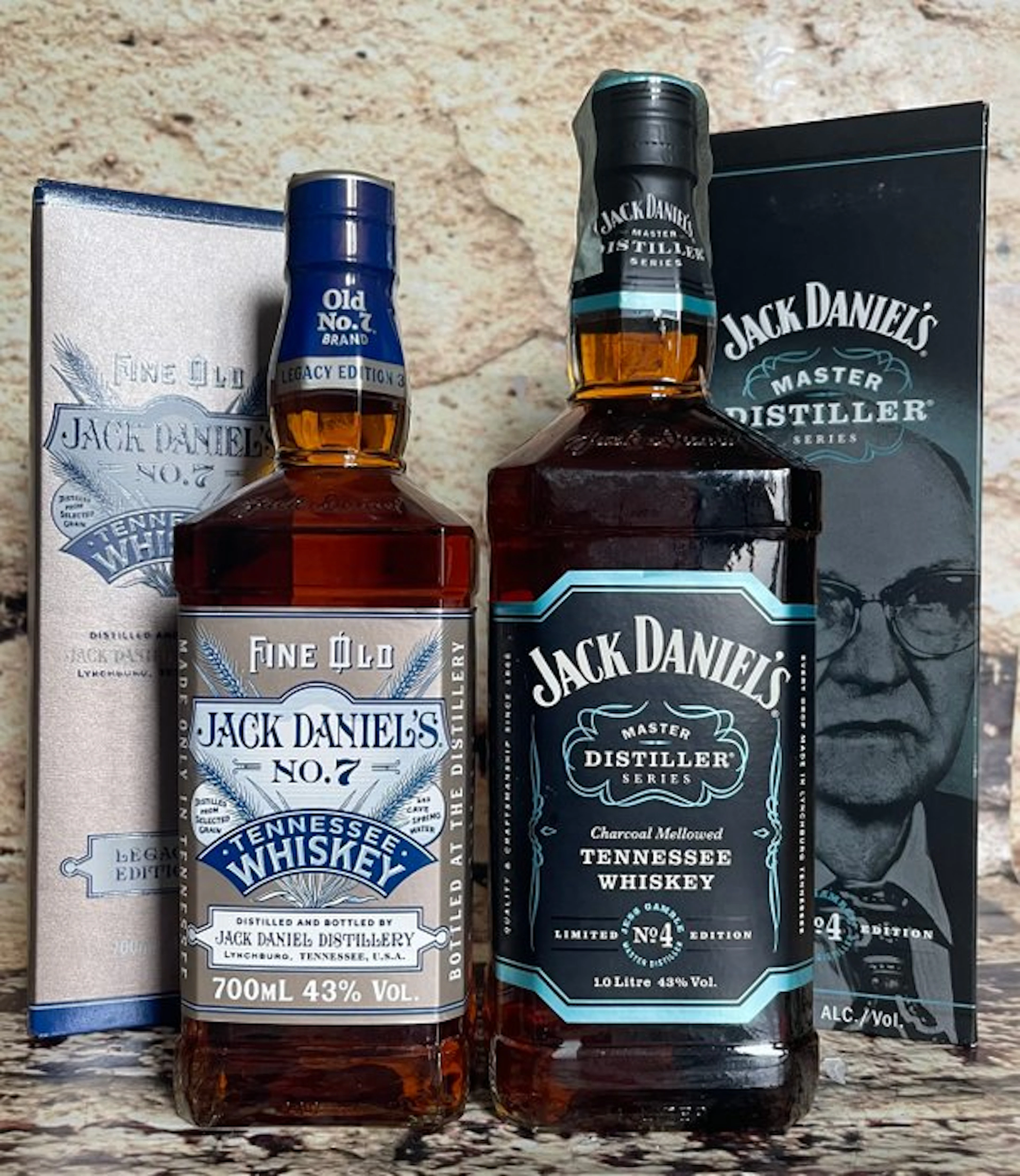 Jack Daniel's Old No 7 Legacy Edition & Master Distiller Series No 4 - b