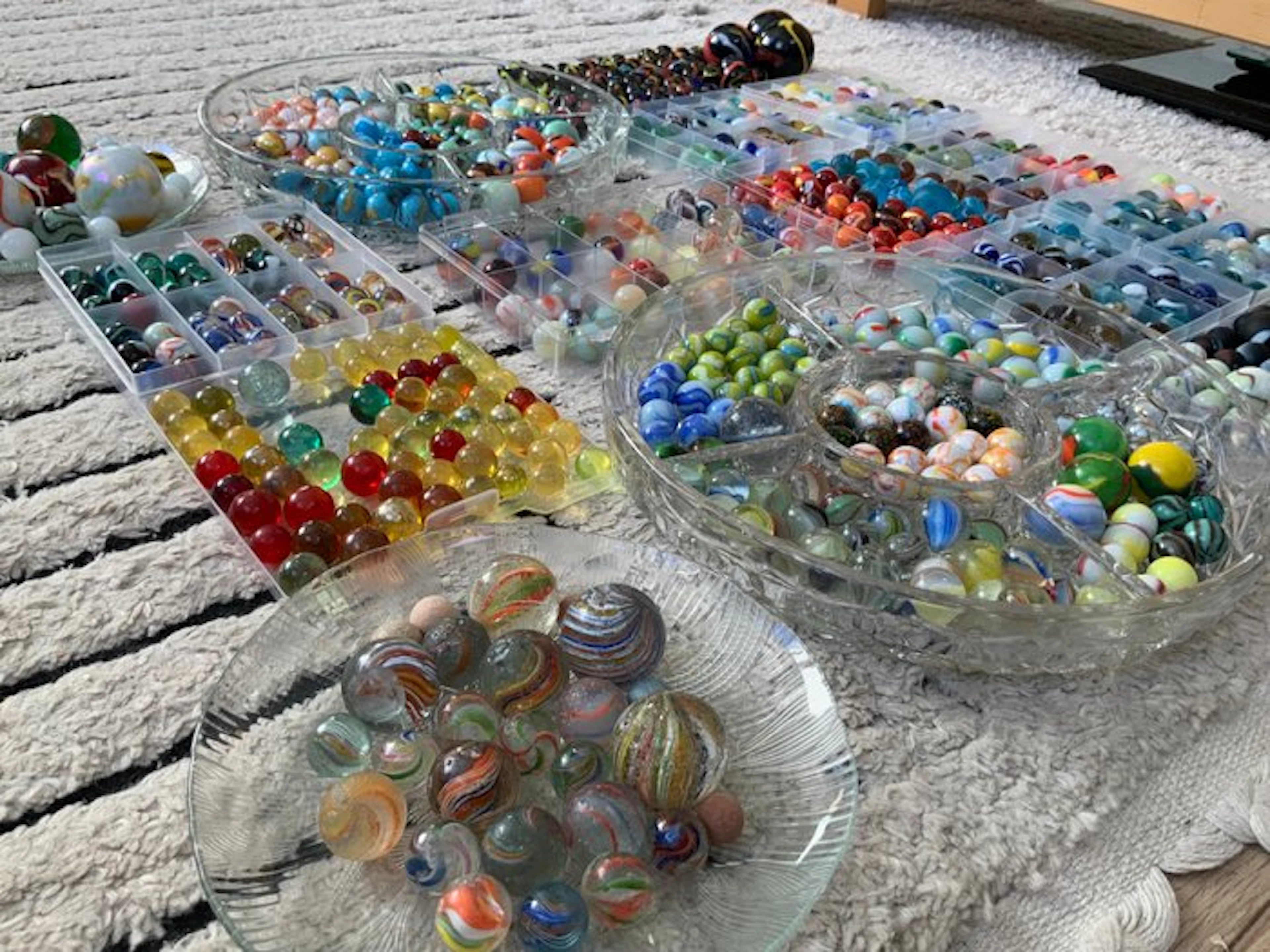 Amazing - Marbles 17.5kg Stunning Vintage/Antique Marble Collection!