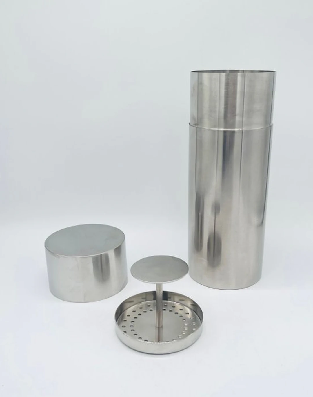 Stelton - Arne Jacobsen - Cocktail shaker (3) - Cylinda...