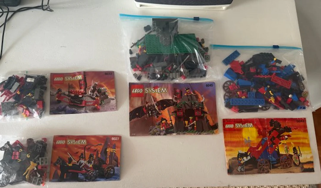 LEGO Set - Castle - Lego 6027, 6033, 6043 en 6045