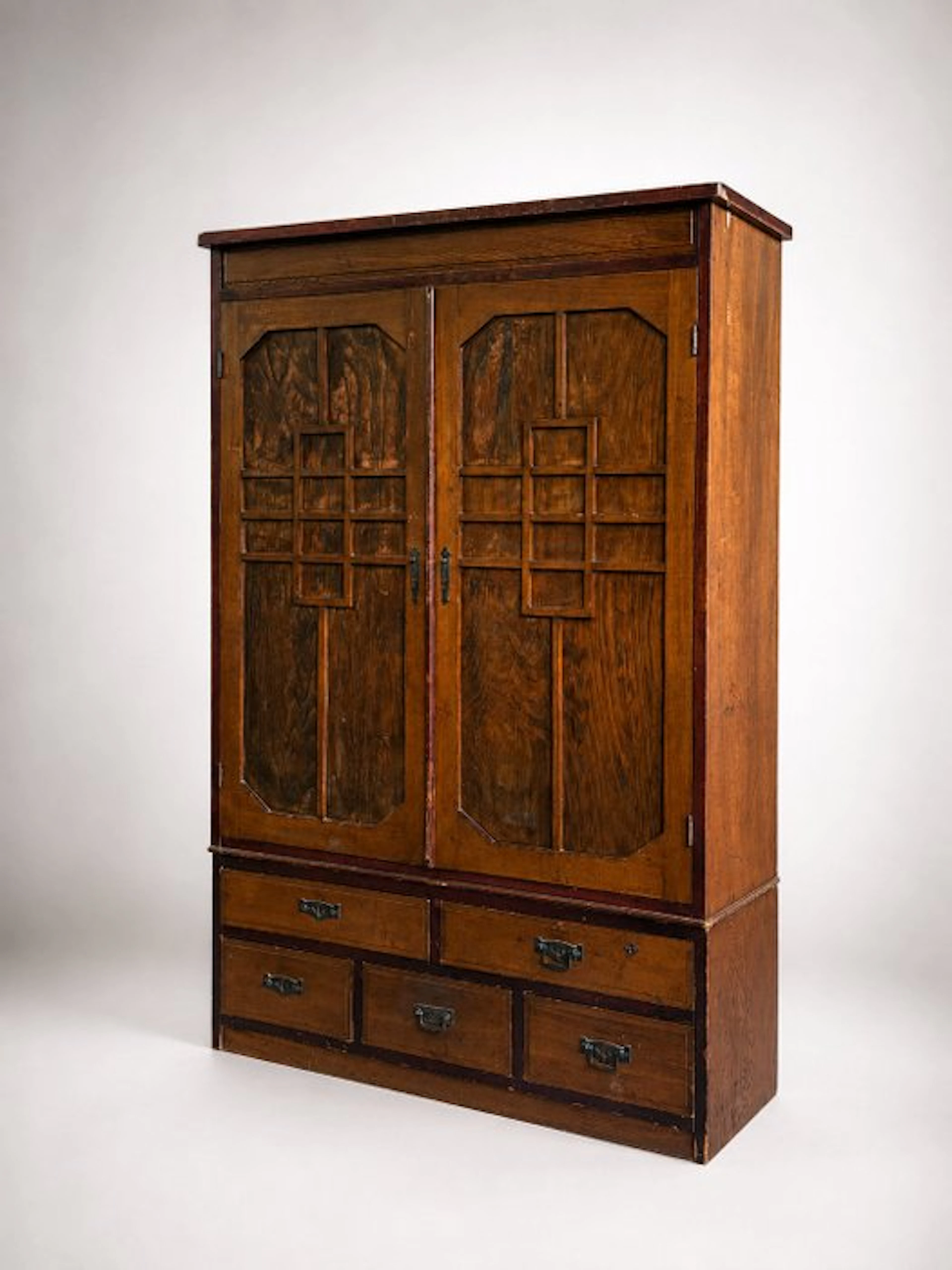 Cabinet - Wood - Japan - Japanese Taisho Deco Stac