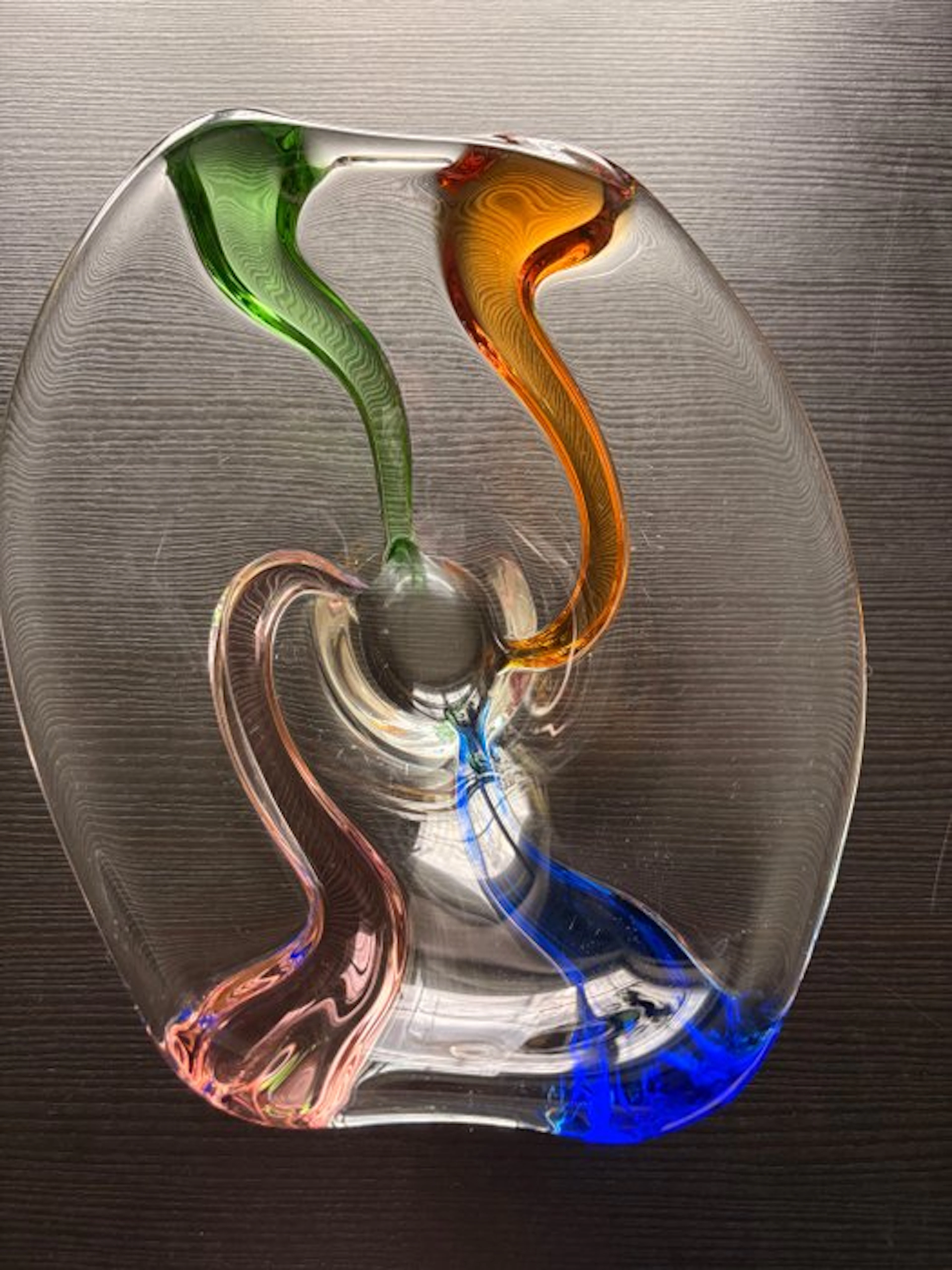 František Zemek - Fruit bowl - Rhapsody - Glass