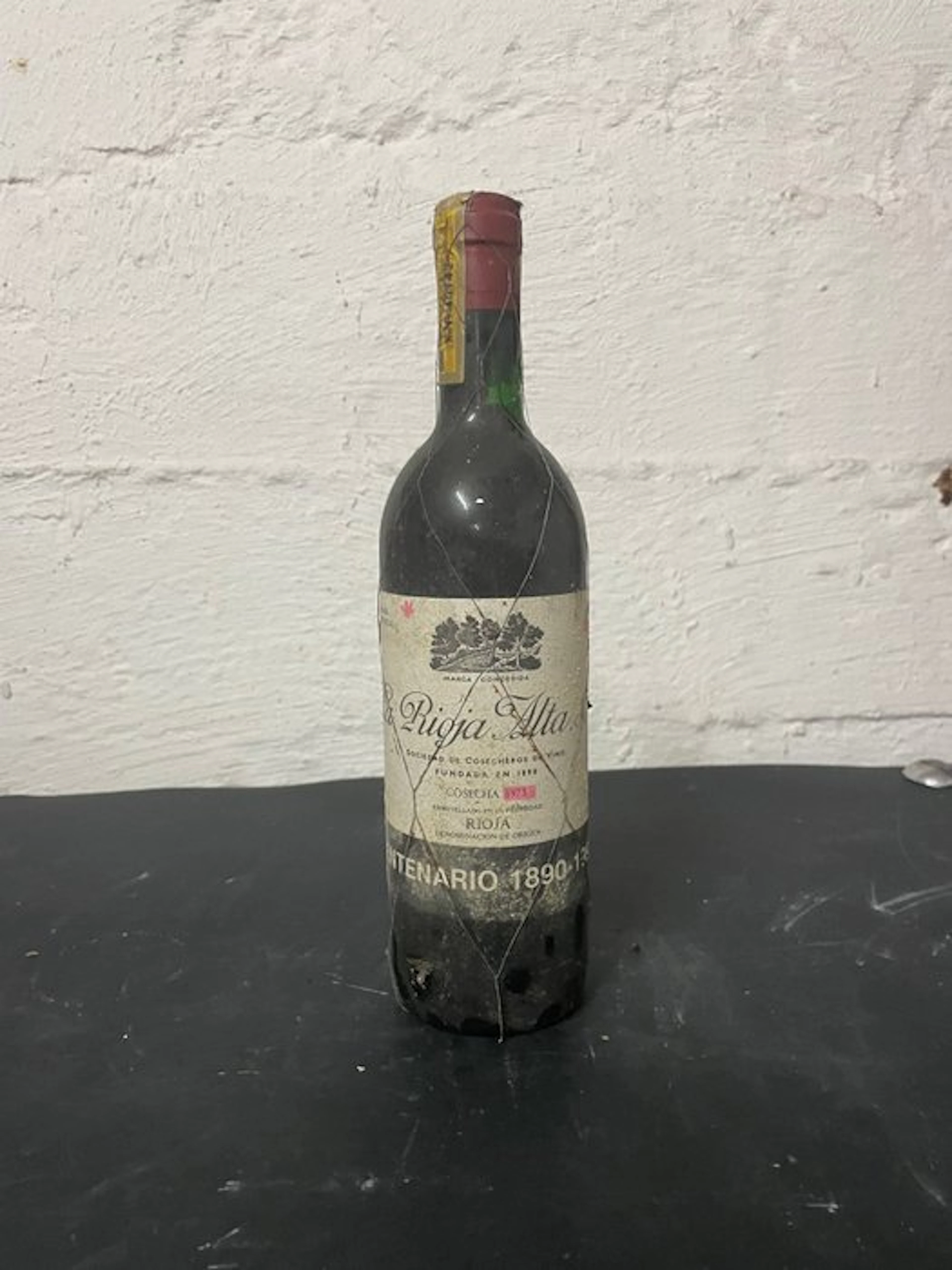 1973 La Rioja Alta, Centenario 1890-1990 - Rioja Gran Reserva - 1