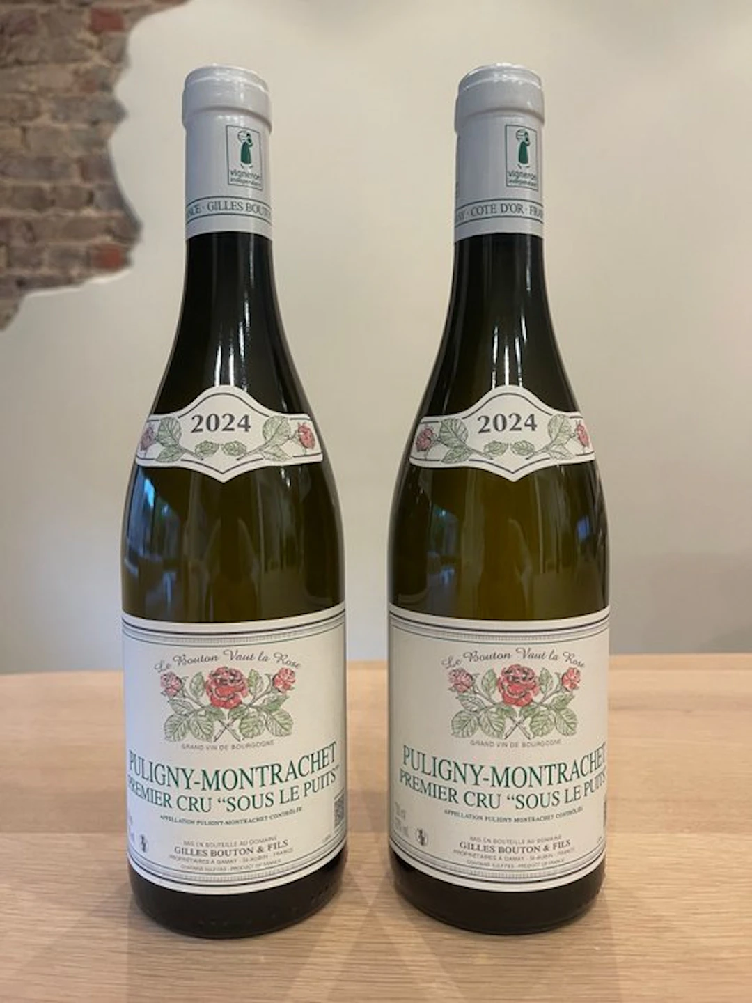 2024 Gilles Bouton "Sous le Puits" - Meursault 1er Cru - 2 Bottles (0.75L)
