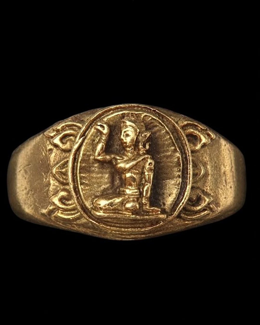 Ring of Wealth and Blessing - Goddess Lakshmi: Seal of...
