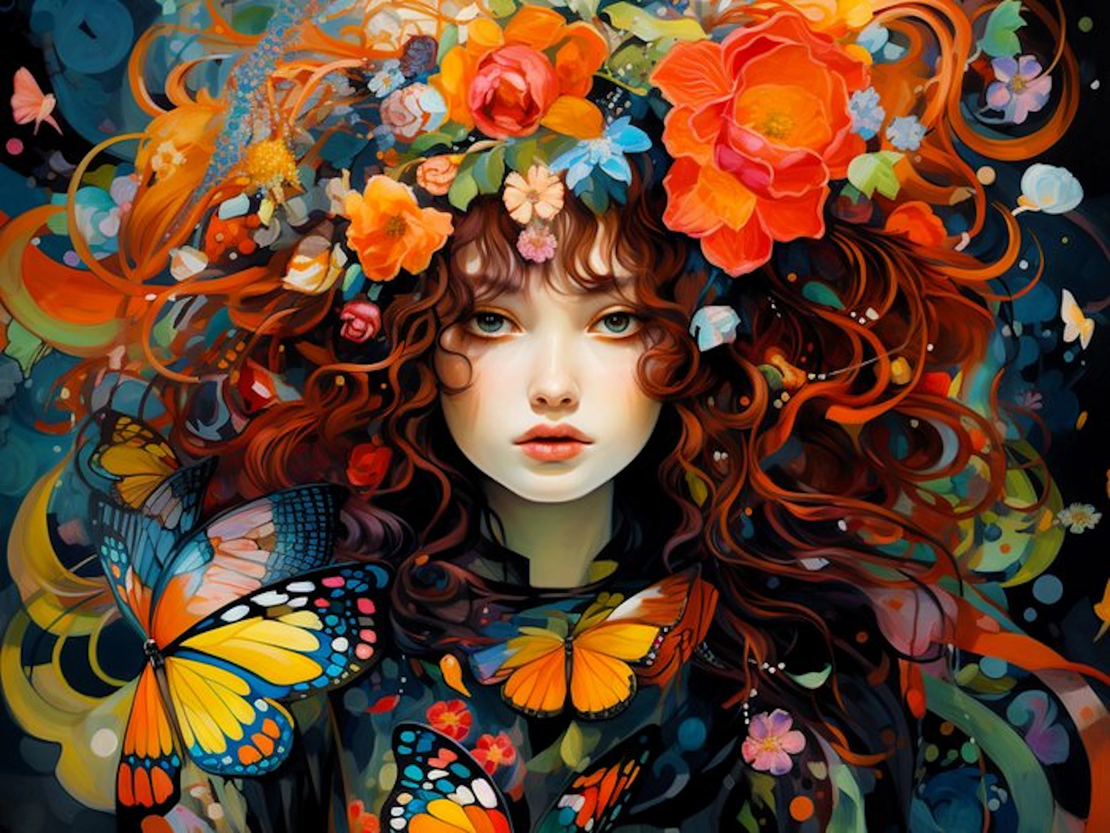 Favialis Dias (XXI) - Mujer de Flores