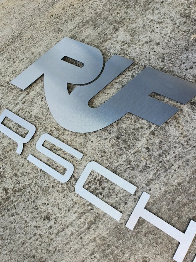 Sign - Porsche - Logo mural professionel RUF Porsche - XL Size