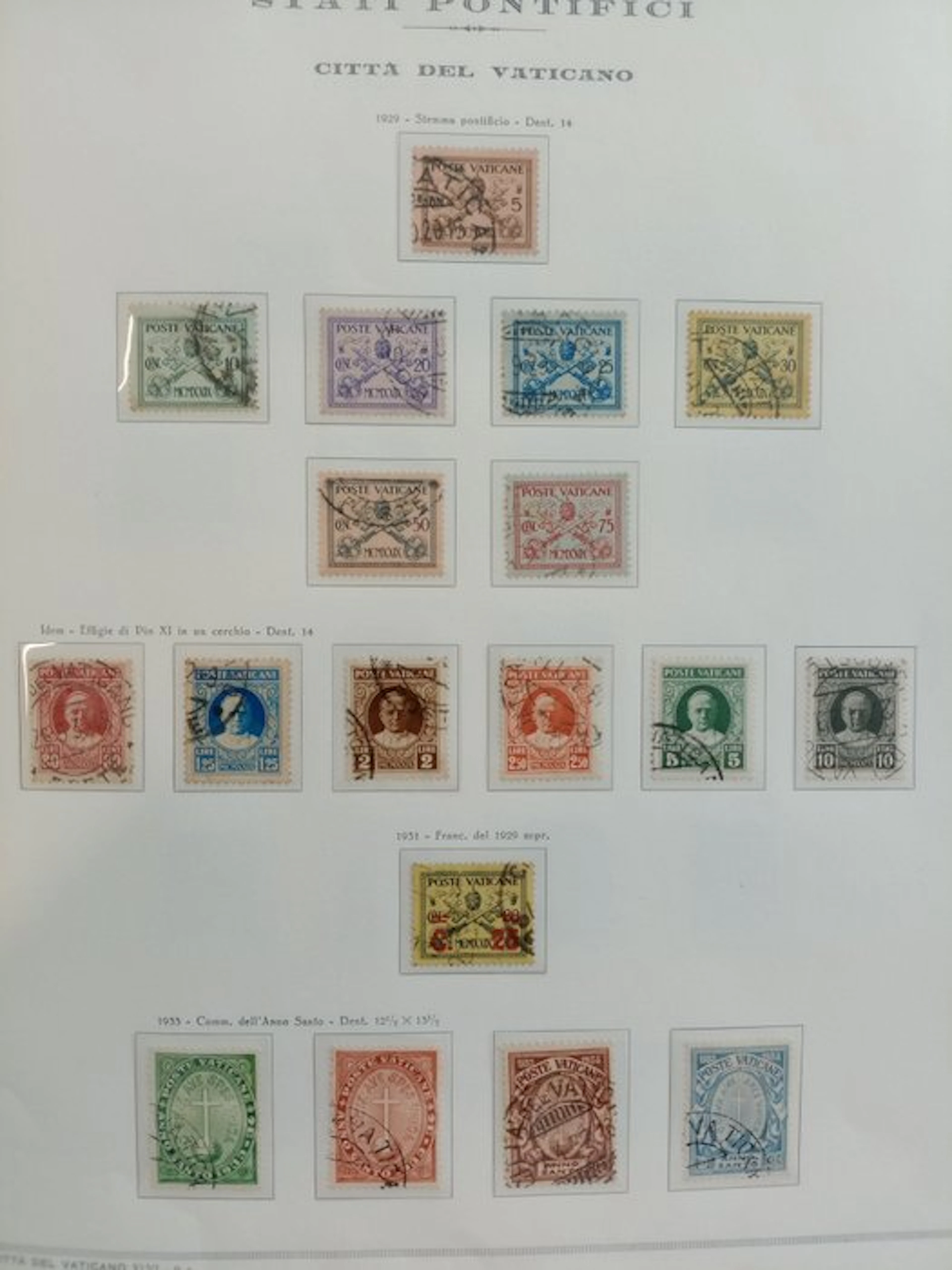 Vatican City 1929/1987 - Complete period collection with...