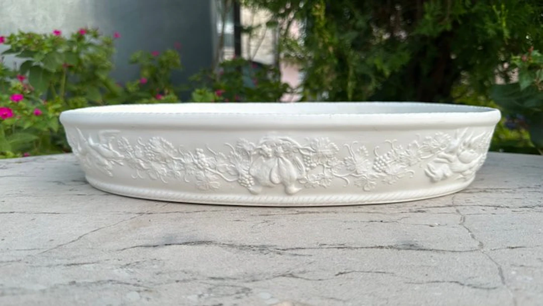 Tiffany & Co. - Platter - Biscuit porcelain - Mancioli