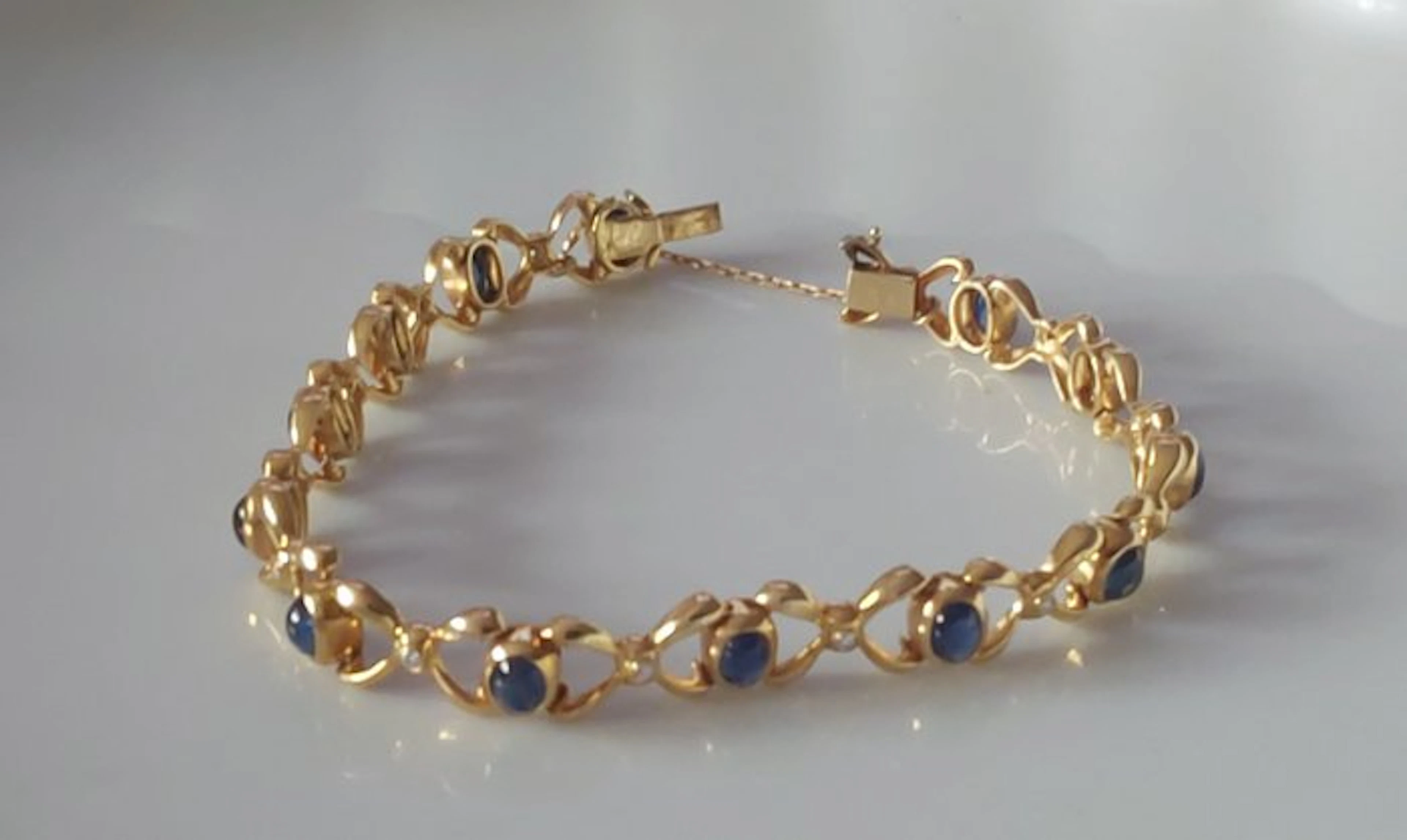 Chain bracelet - 18 kt. Yellow gold