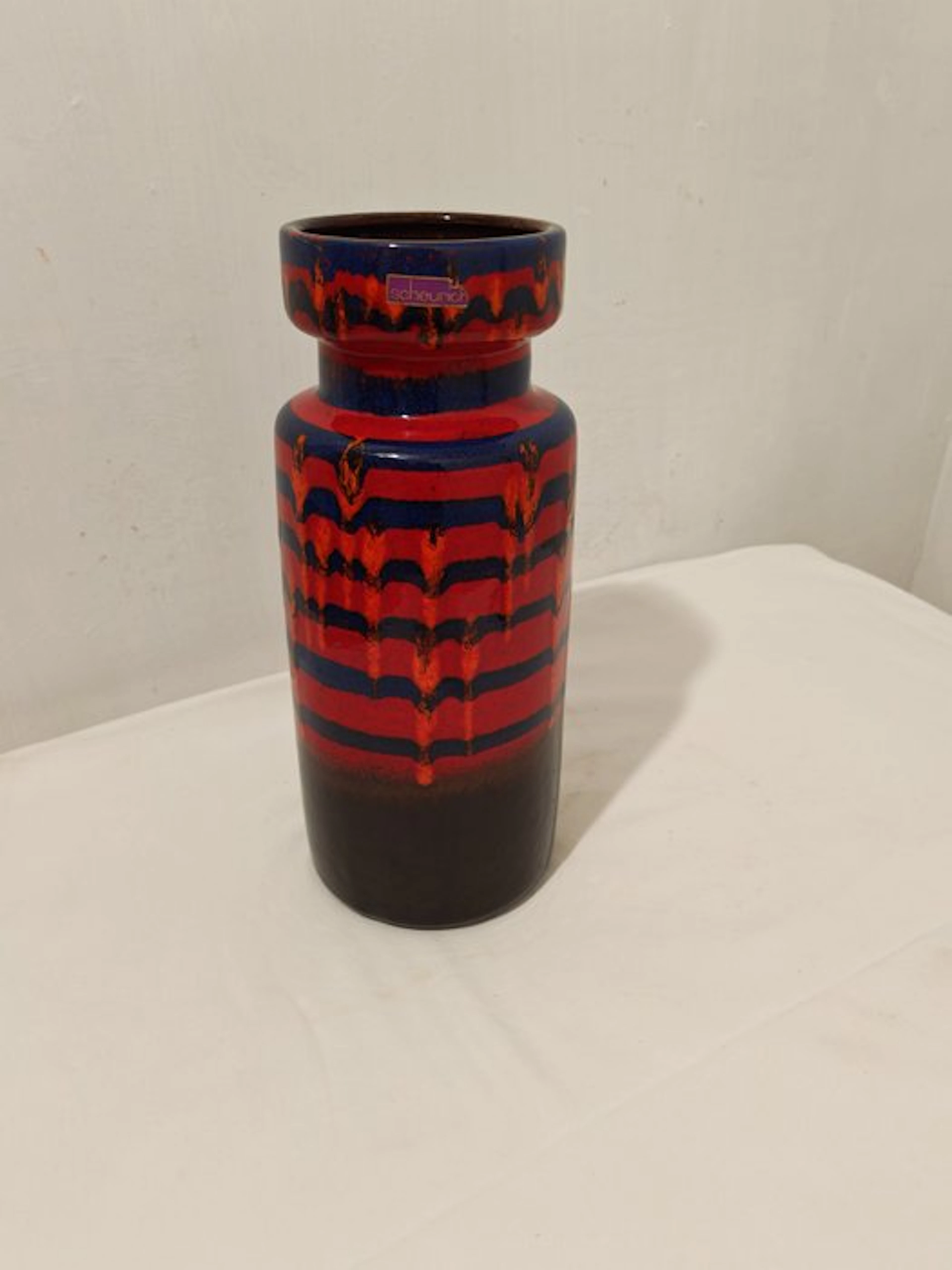 Scheurich - Vase - H. 31 cm - Ceramic - Scheurich enameled vase