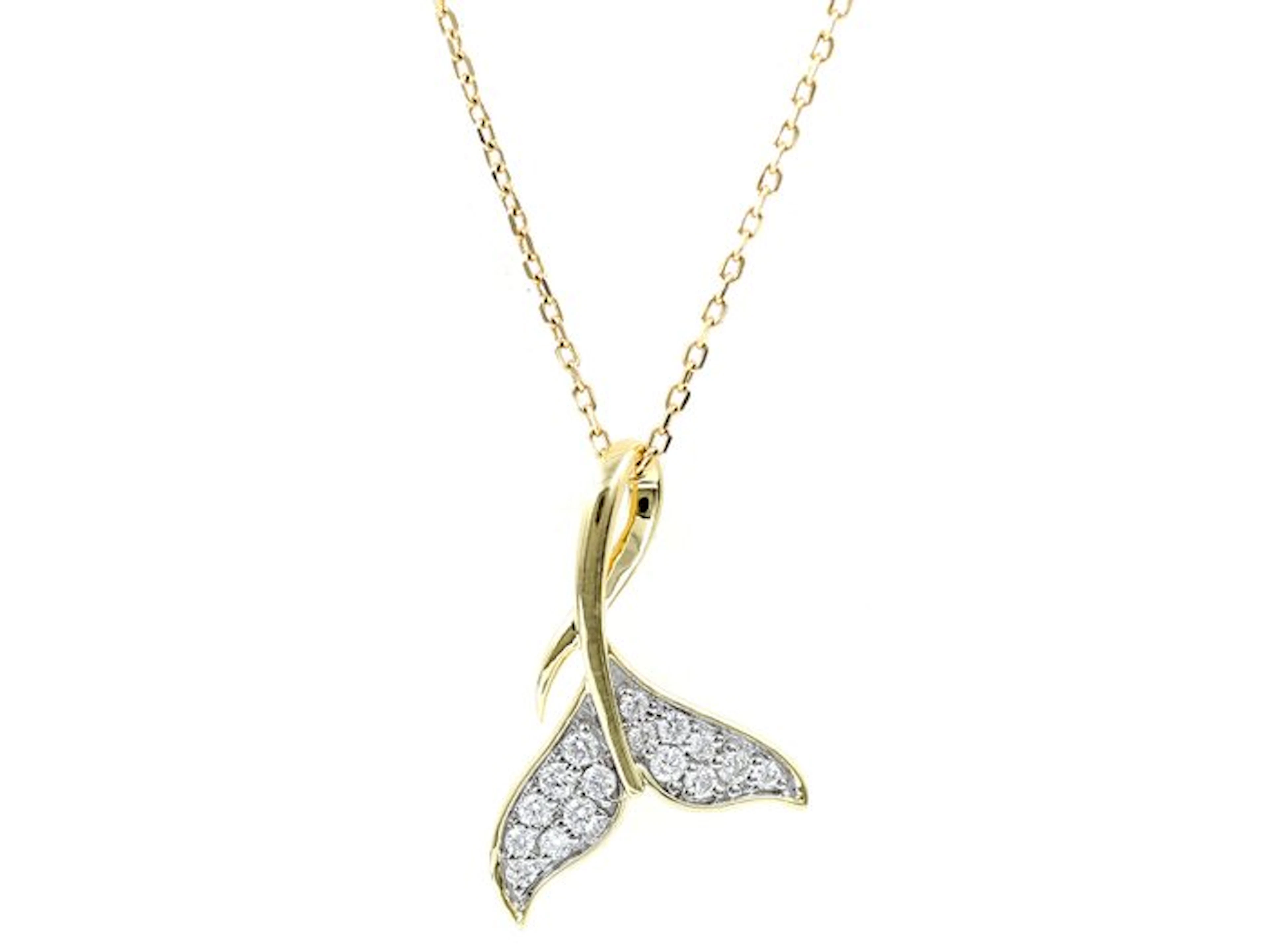 No reserve price - Necklace with pendant - 14 kt