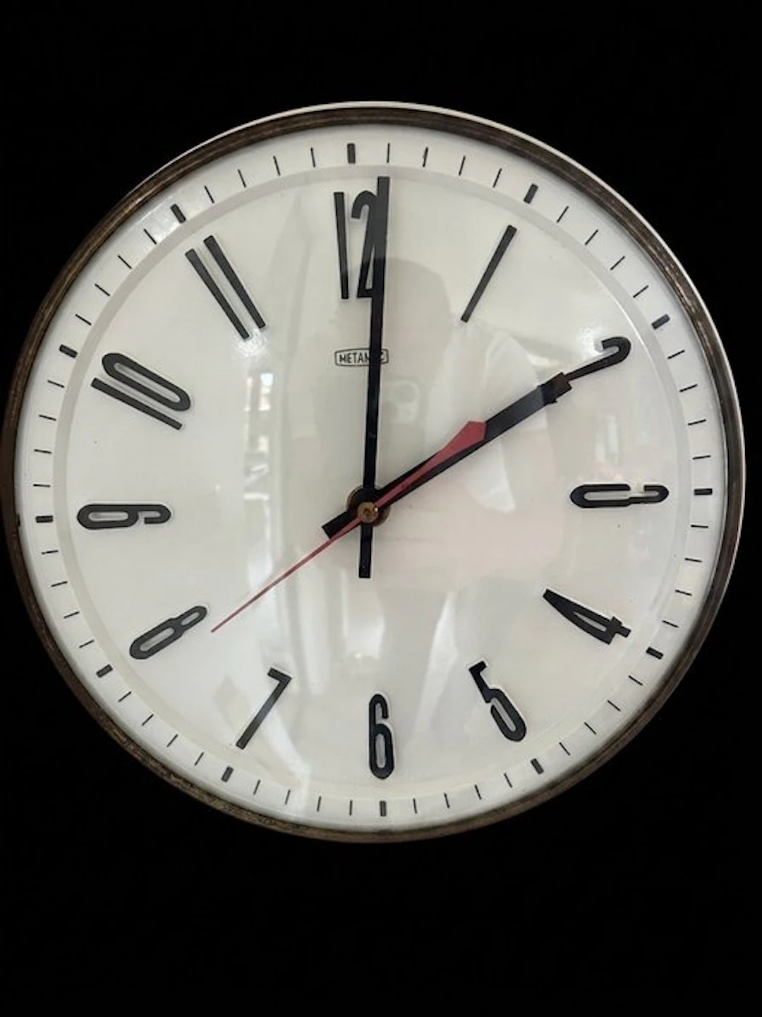 Wall clock - Metamec - Mid-century modern Plastic - 1960-1970 - Wall clock