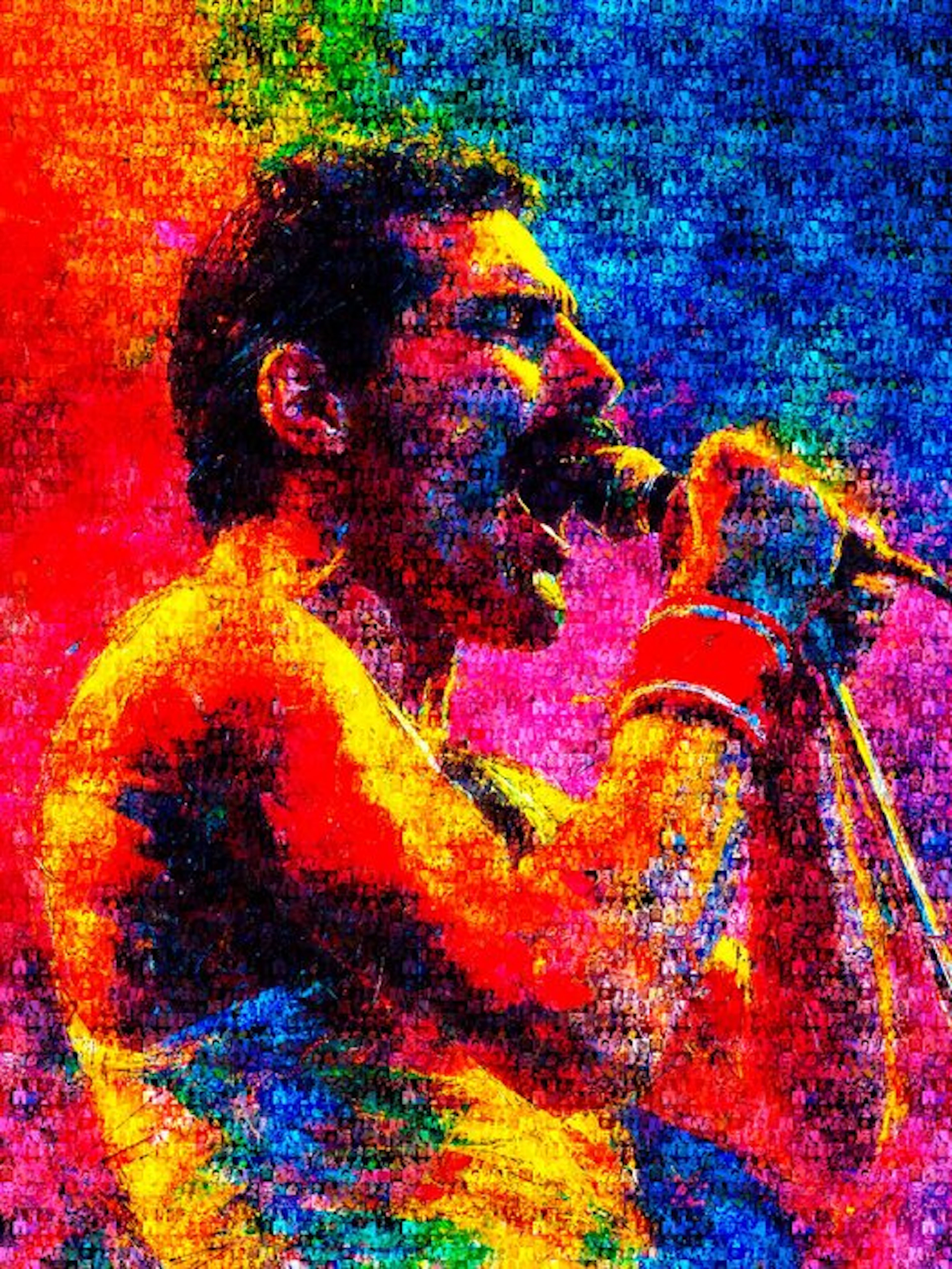 Freddie Mercury 3/5 - Queen - QUEEN FREDDIE MERCURY CRYPTO ART