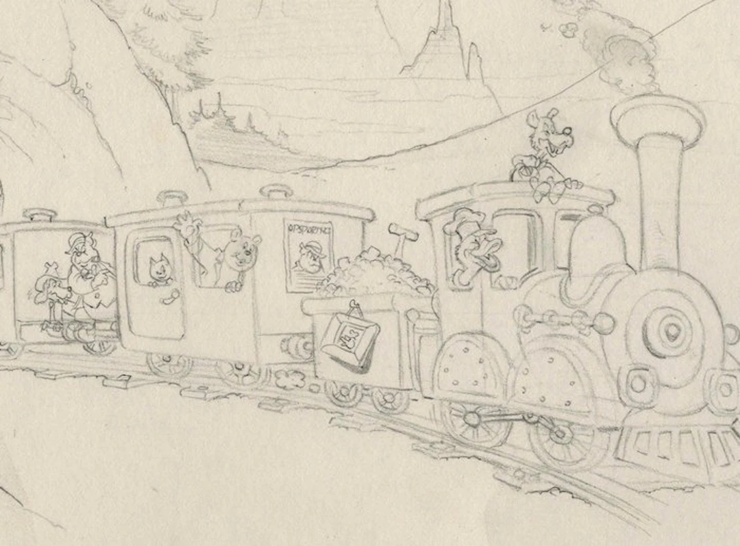 Marten Toonder Studio's - 1 Original drawing - Tom Poes...