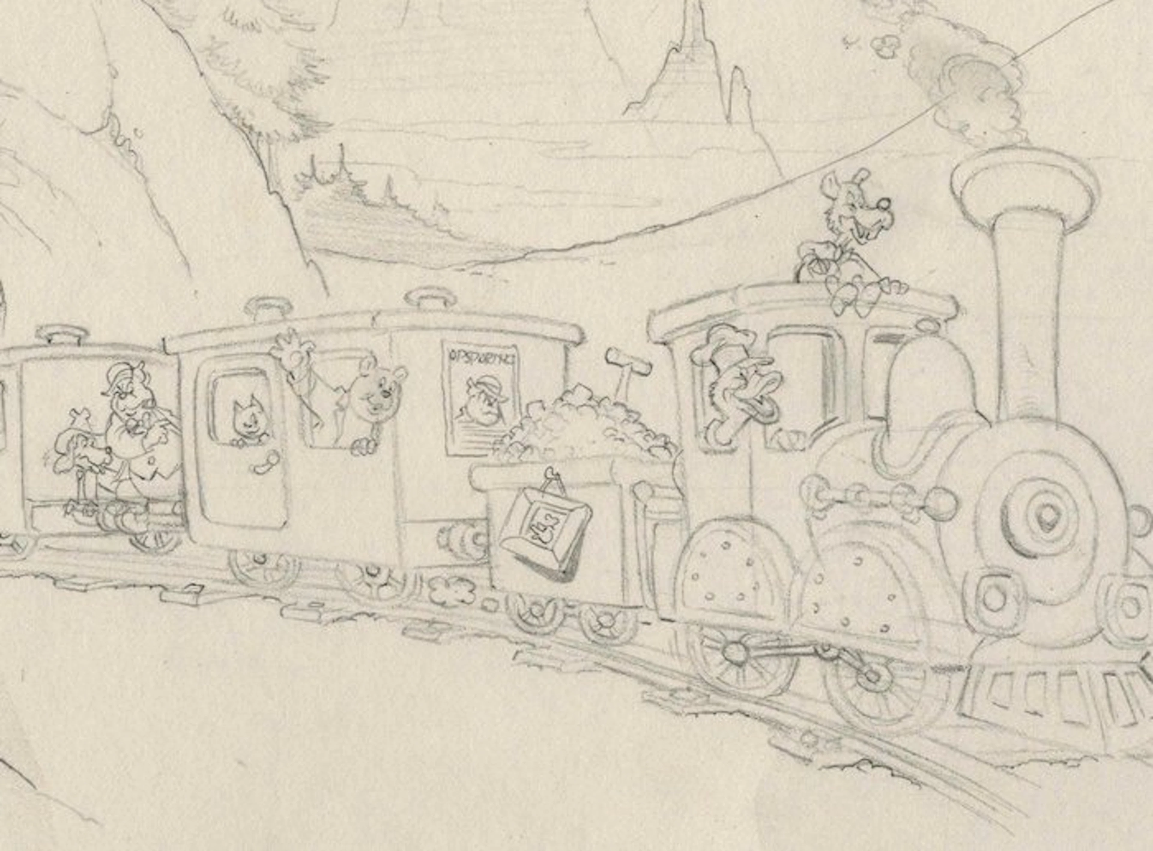 Marten Toonder Studio's - 1 Original drawing - Tom Poes...