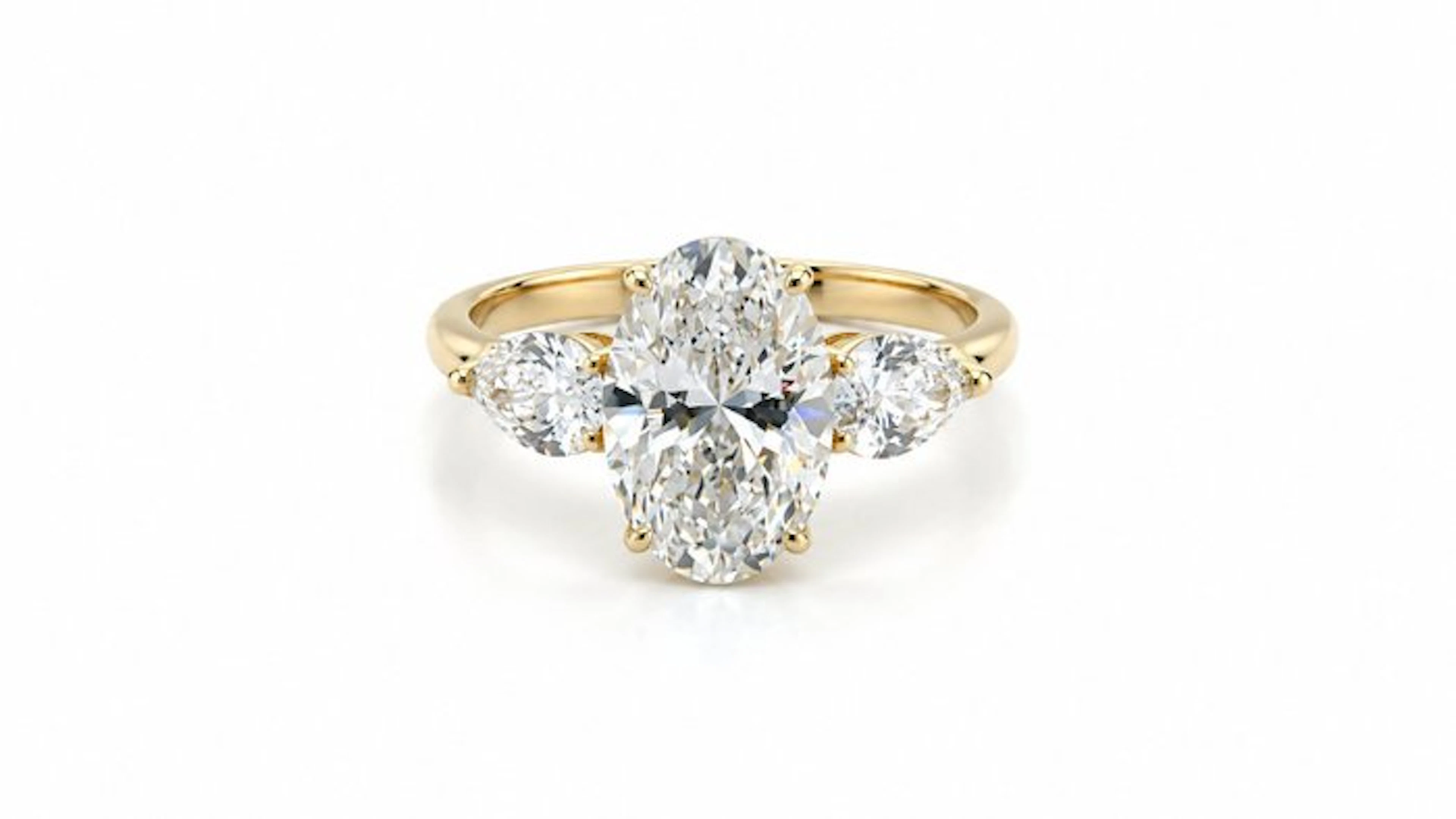 No reserve price - Ring - 14 kt