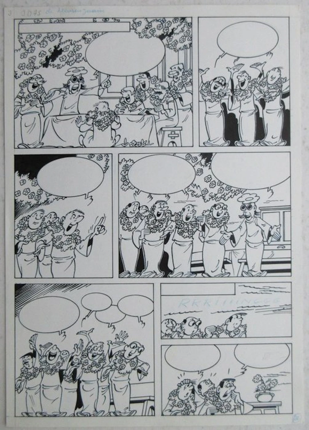 Studio Vandersteen - 1 Original page - Jerom - De kleurenzaaier p. 22