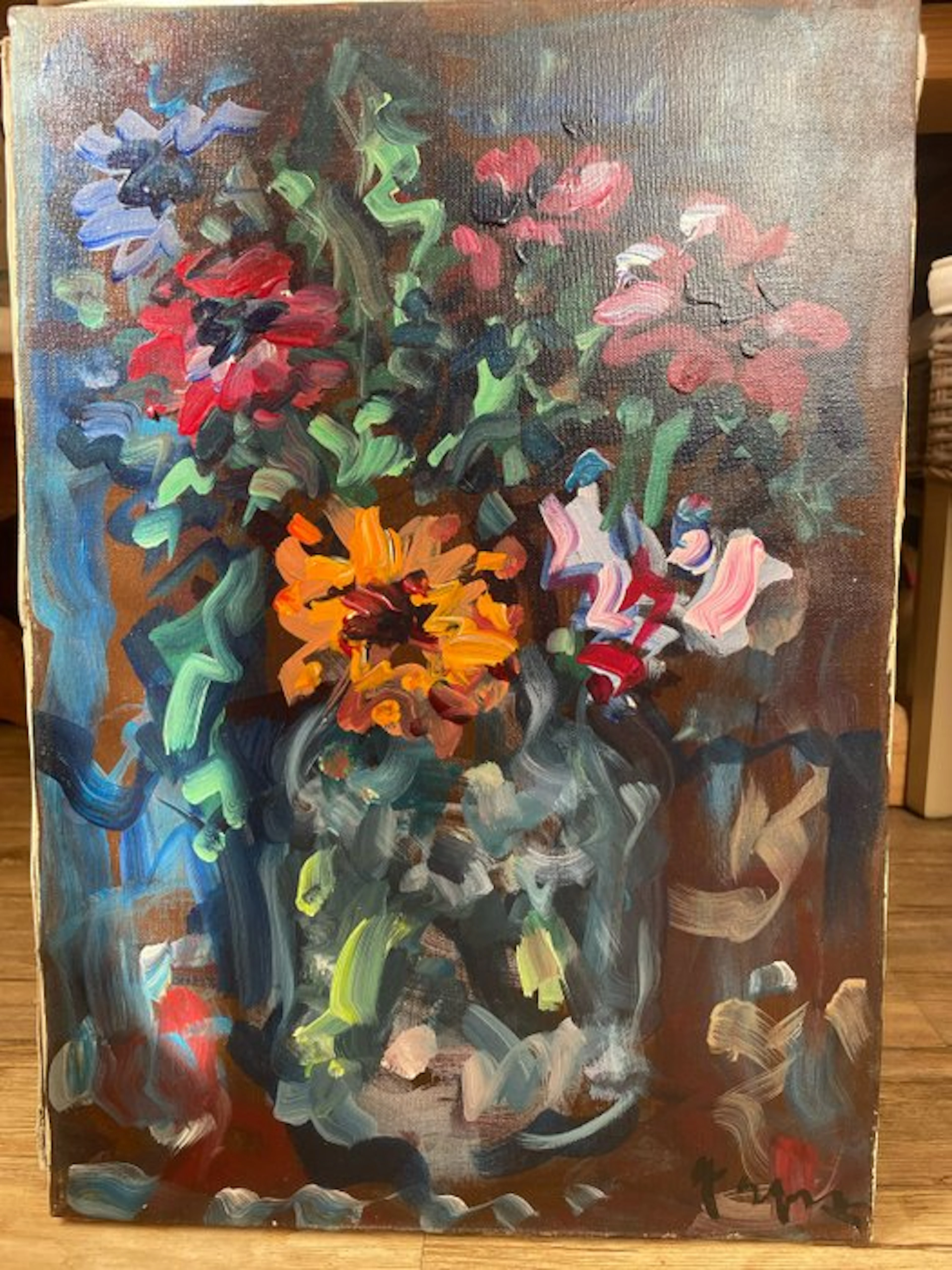 Enzo Pregno (1898-1972) - Vaso di fiori