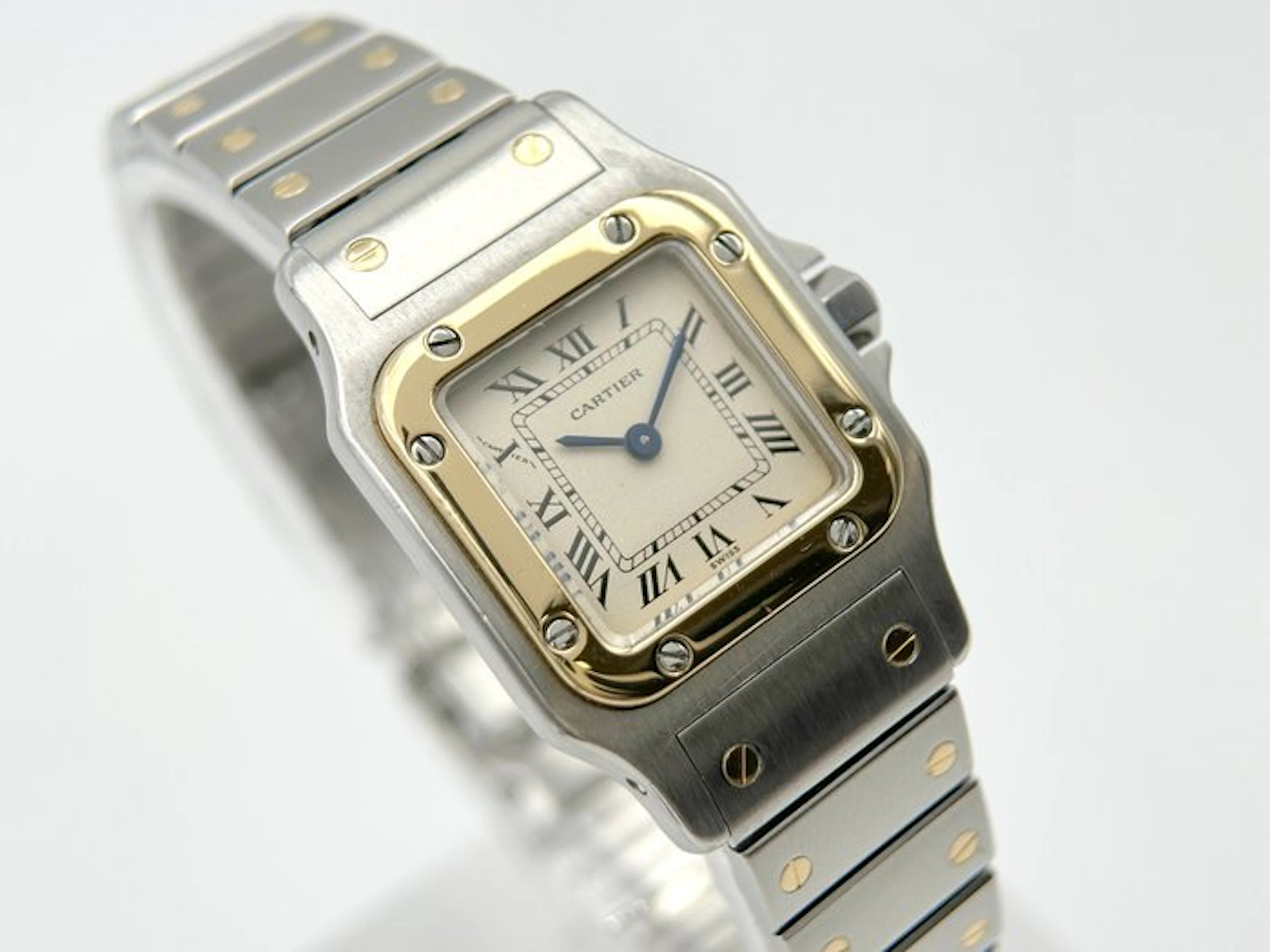 Cartier - Santos Galbée PM - 1057930 - Serviced - Women - 1990-1999