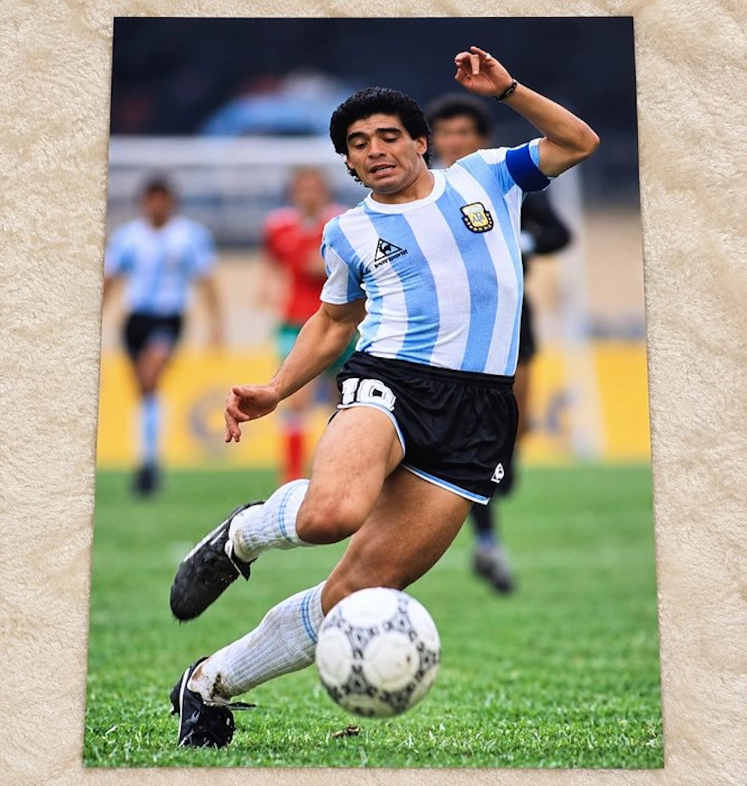 Argentinië - Worldcup 1986 Champion - Diego Maradona - 1986 - Photograph