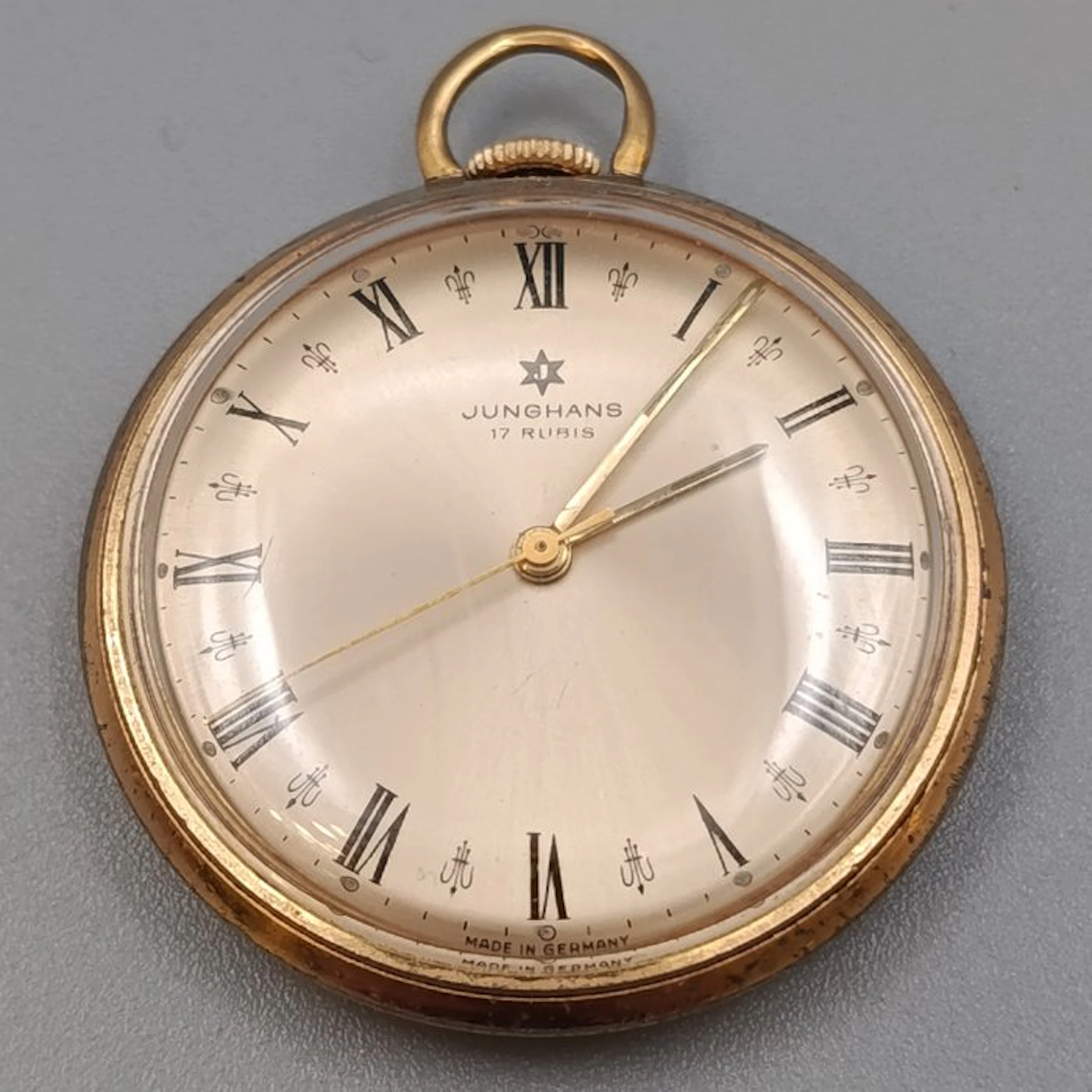 Vintage Junghans Taschen Uhr – Handaufzug mit 17 Rubis - 1980-1989