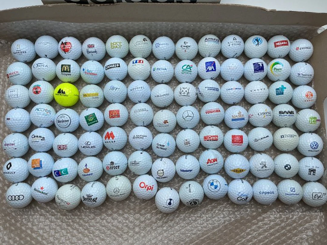 Themed collection - Golf balls with logos