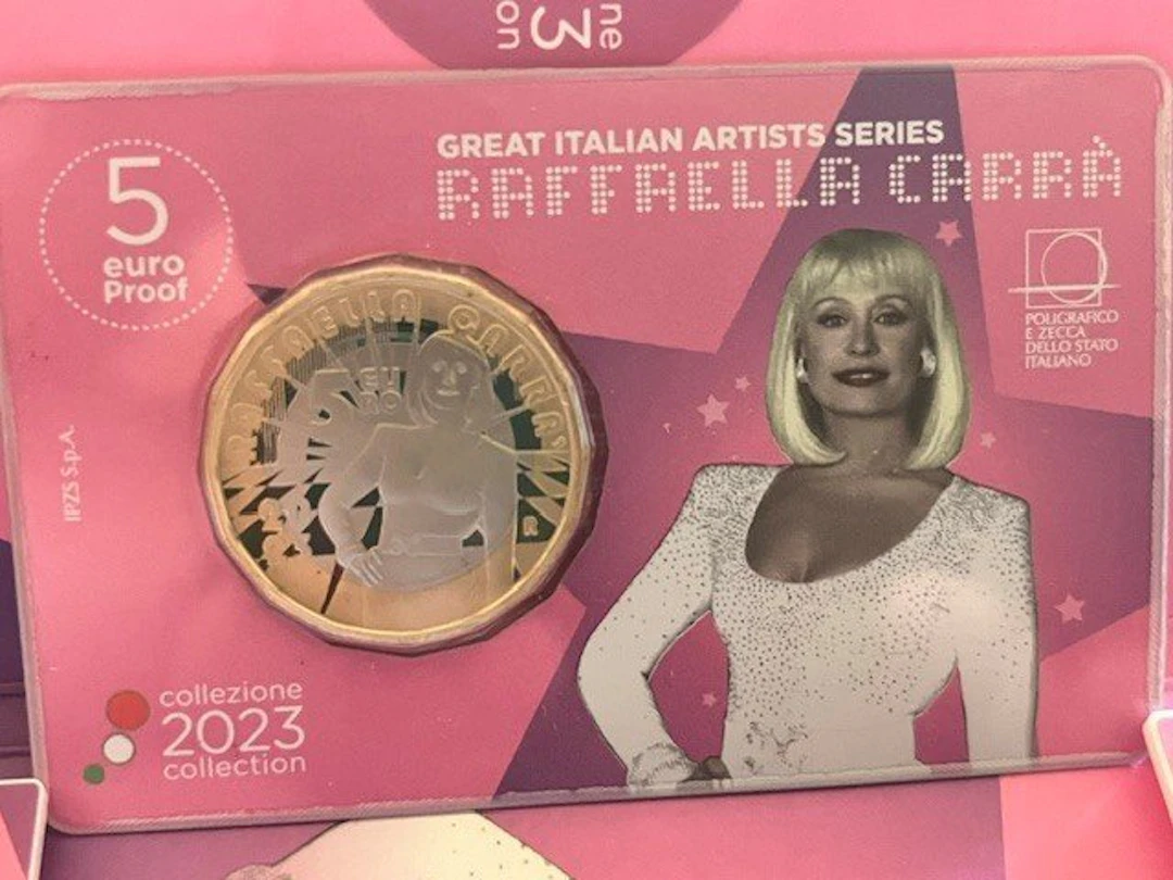 Italy. 5 Euro 2023 "Raffaella Carrà" (No reserve price)