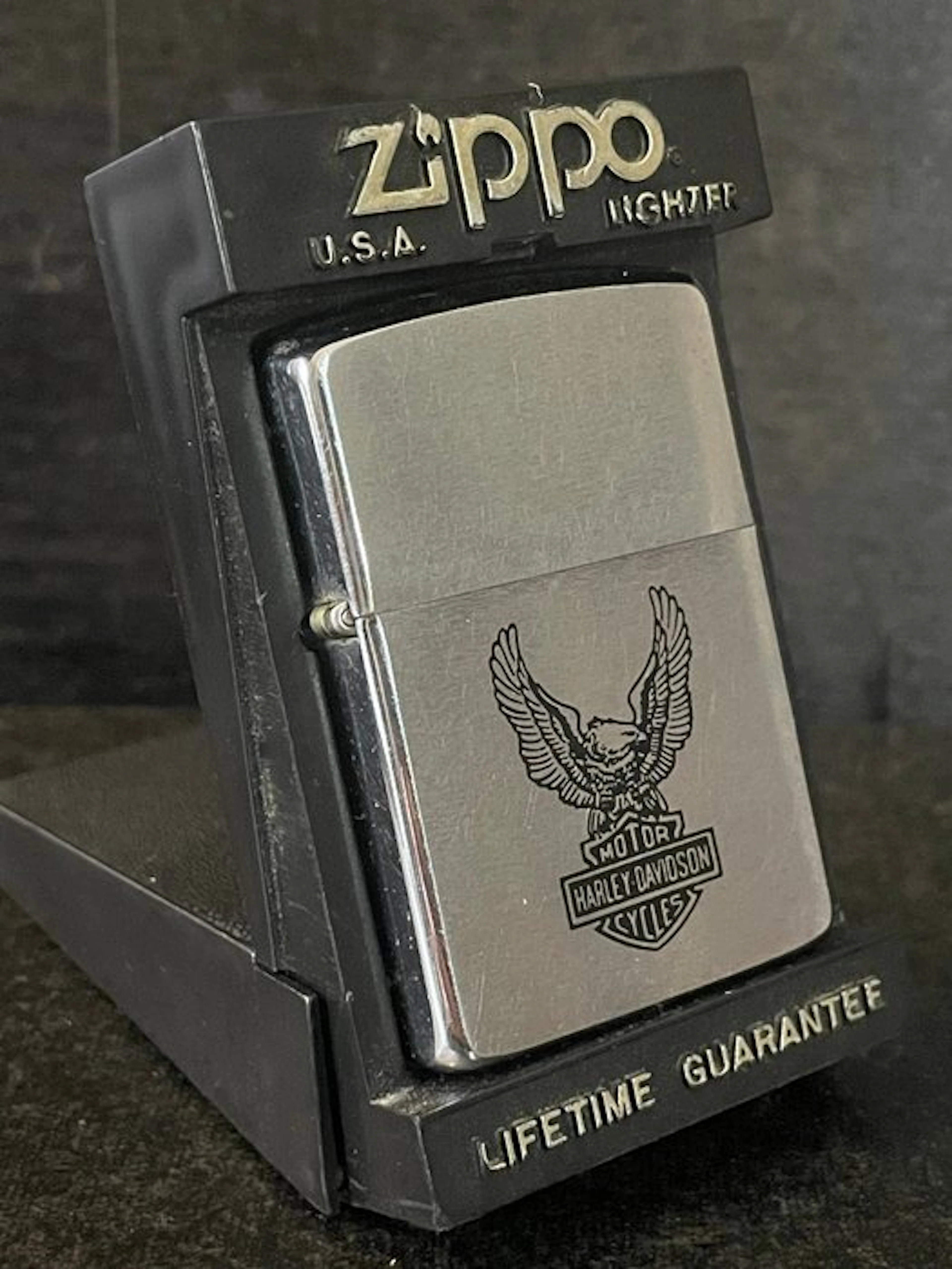 Zippo - MOTOR HARLEY DAVIDSON - No reserve price - Lighter - Steel (stainless)