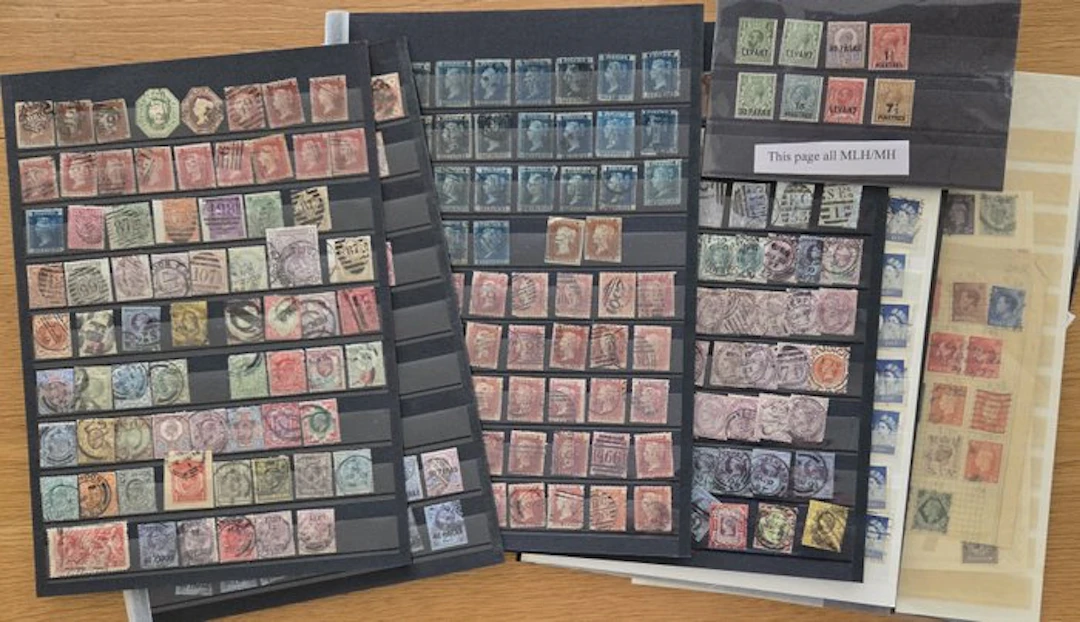 United Kingdom - England stock: many one- and two-pence...