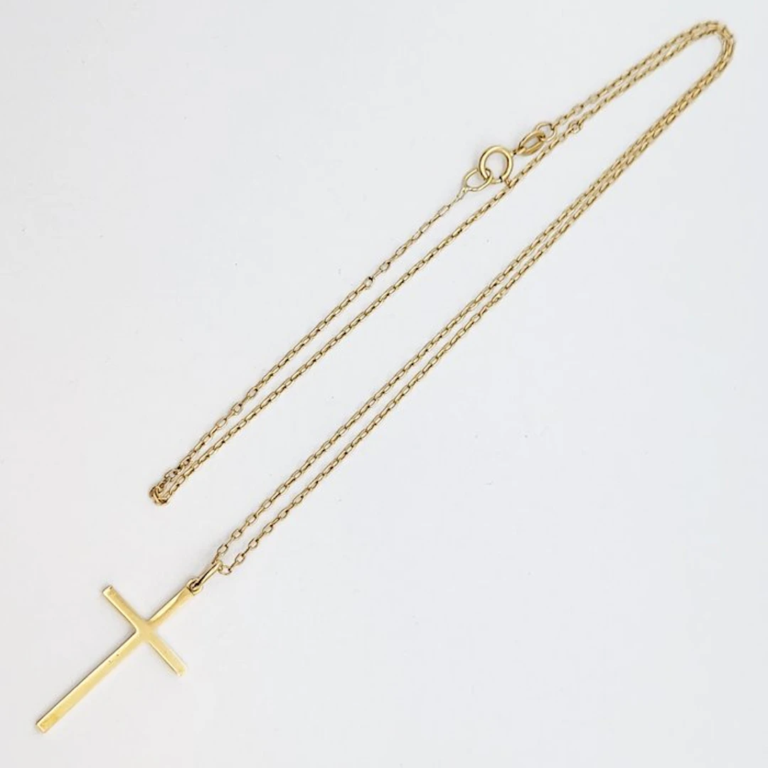 Necklace with pendant - 18 kt. Yellow gold