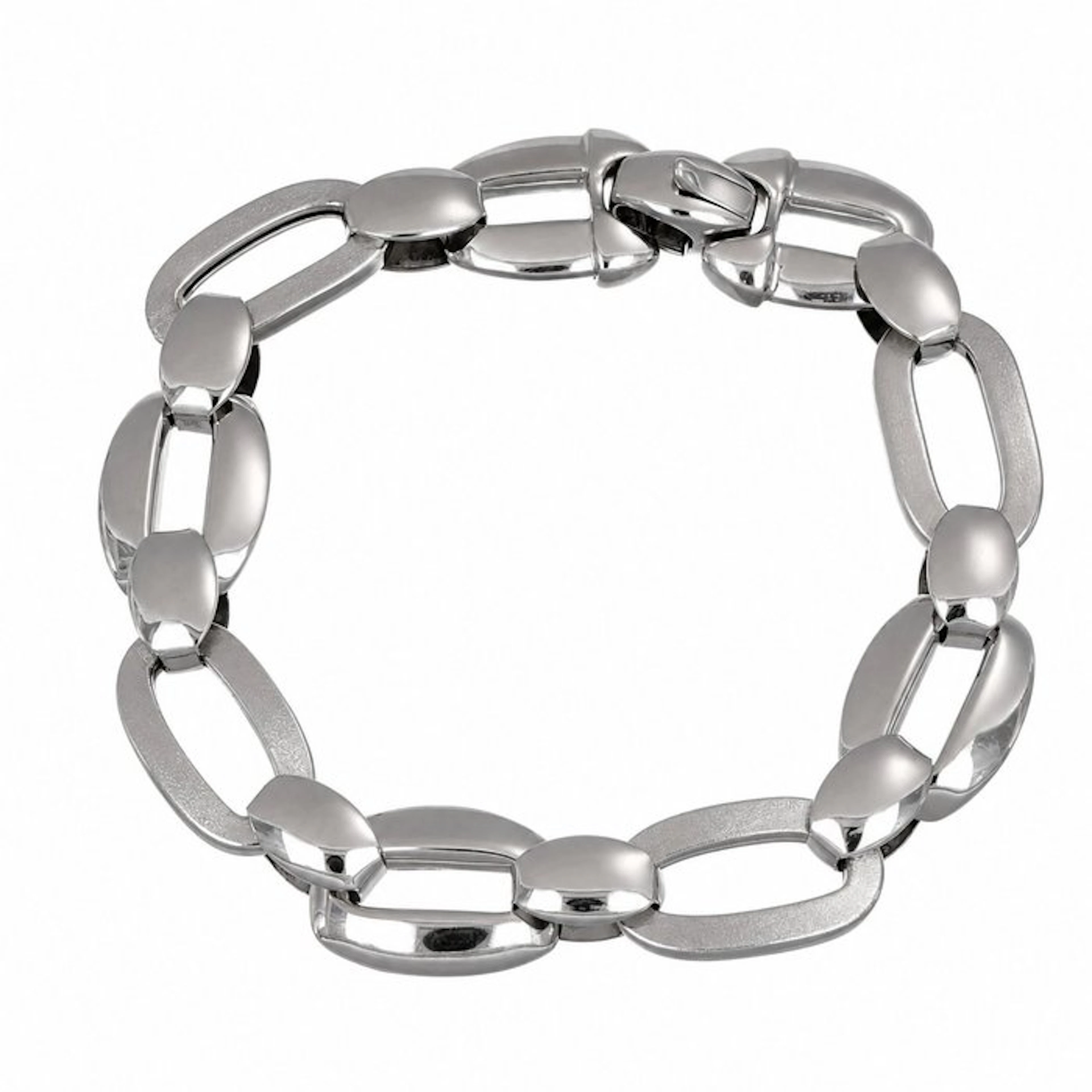 Bracelet - 18 kt. White gold - Made in Italy - Handmade