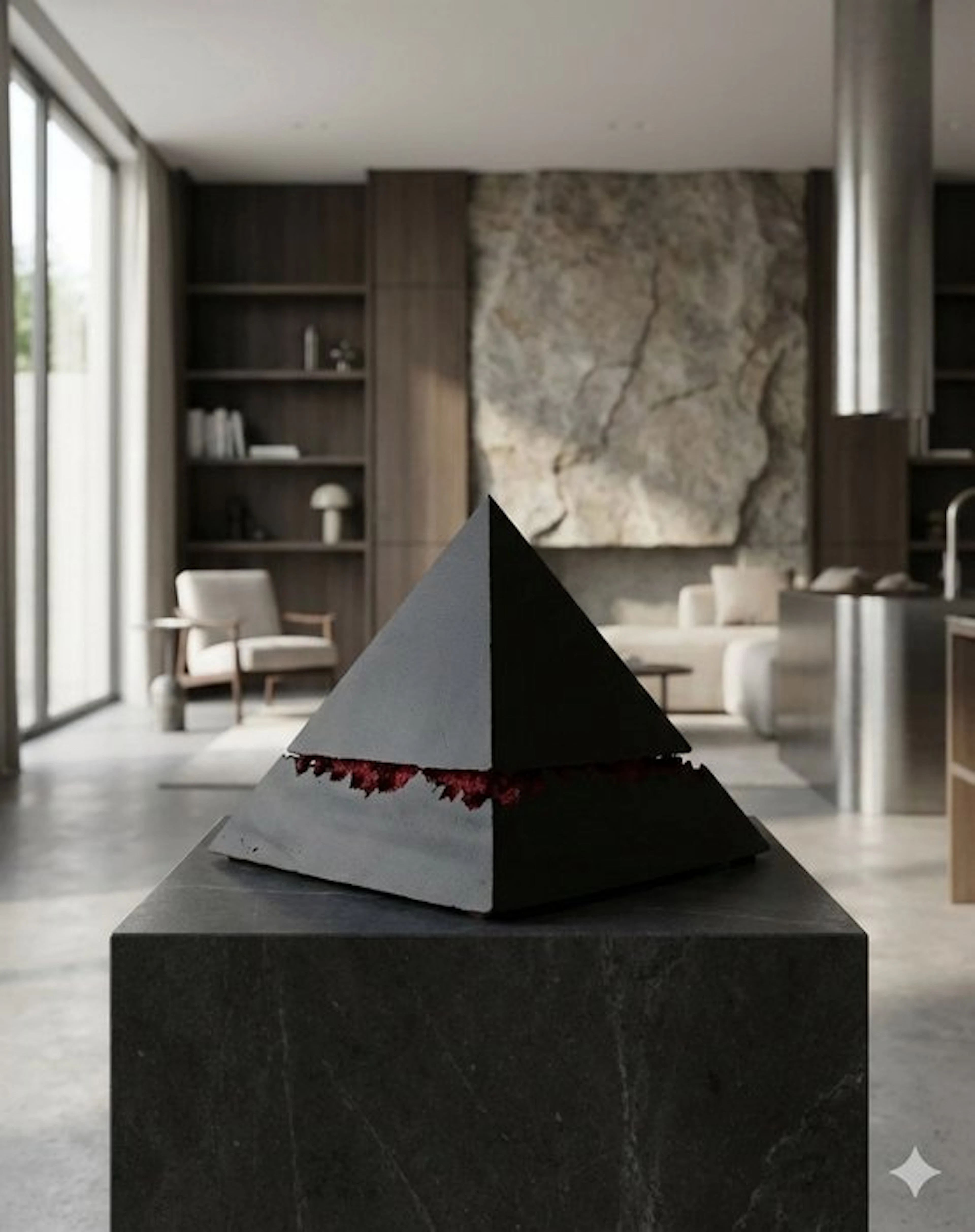 Lorenzo Favaron - Trascent Pyramid (Red Cut version)