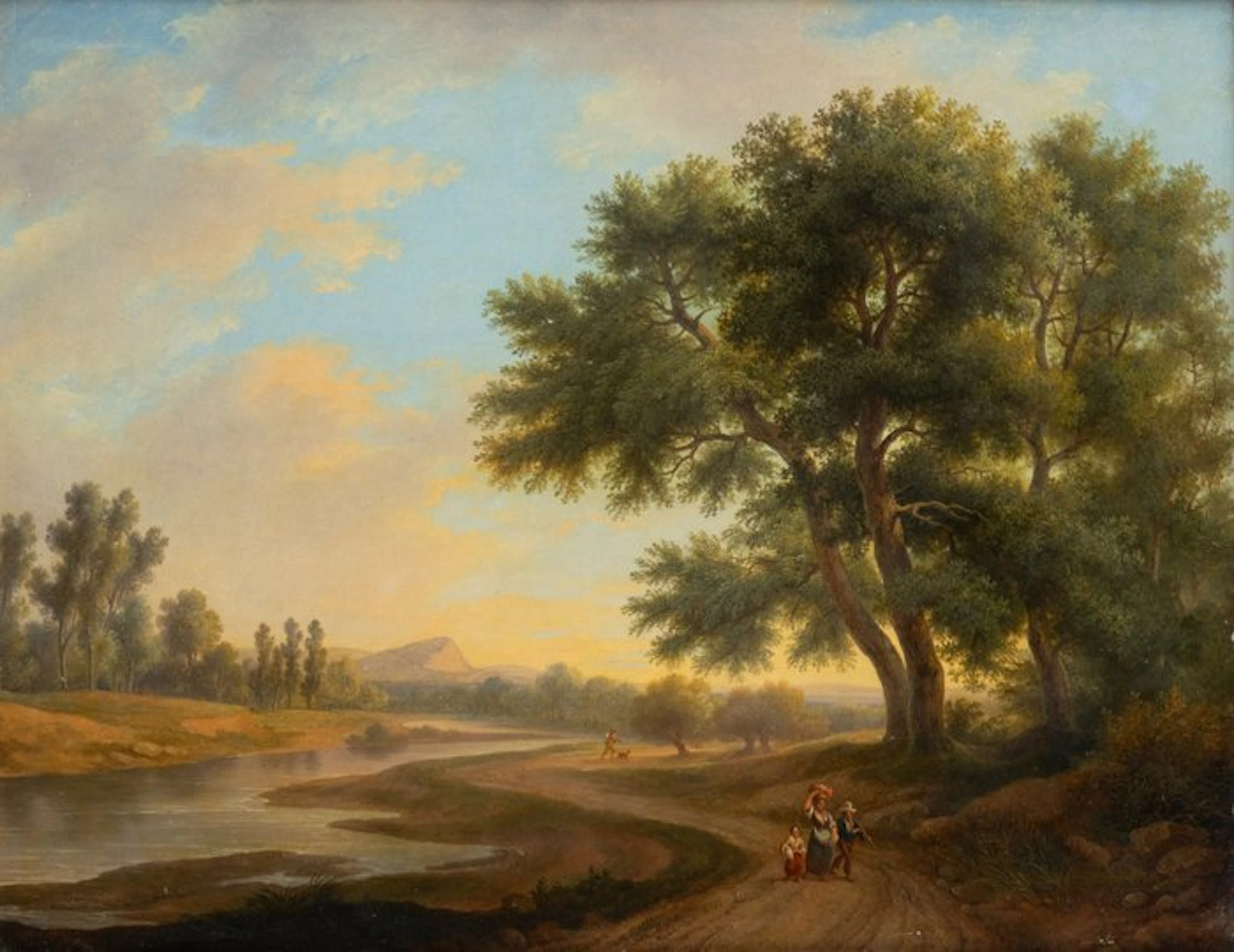 Giuseppe Leone Righini (1820-1884), Attrib. - Landscape