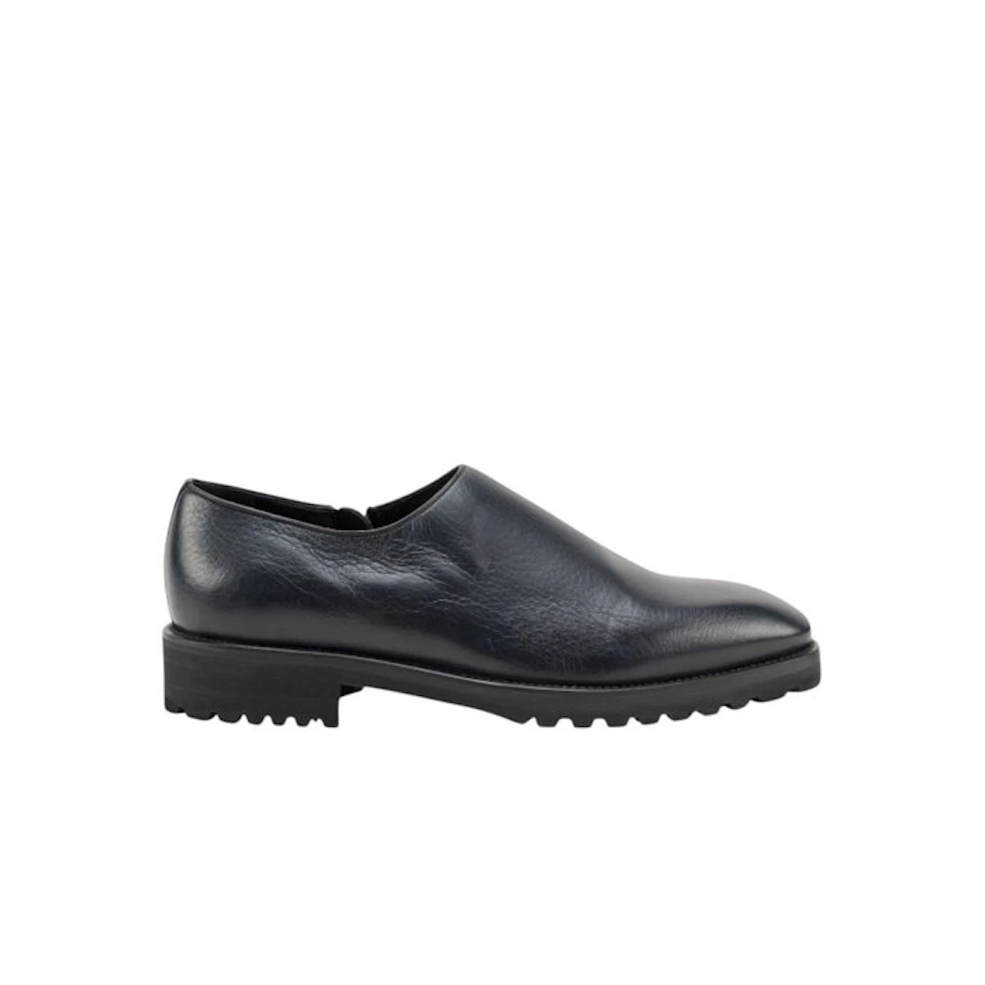 TESTONI - 8 UK - 42 IT - Low Boot Slip On Zip Shoes Deer...