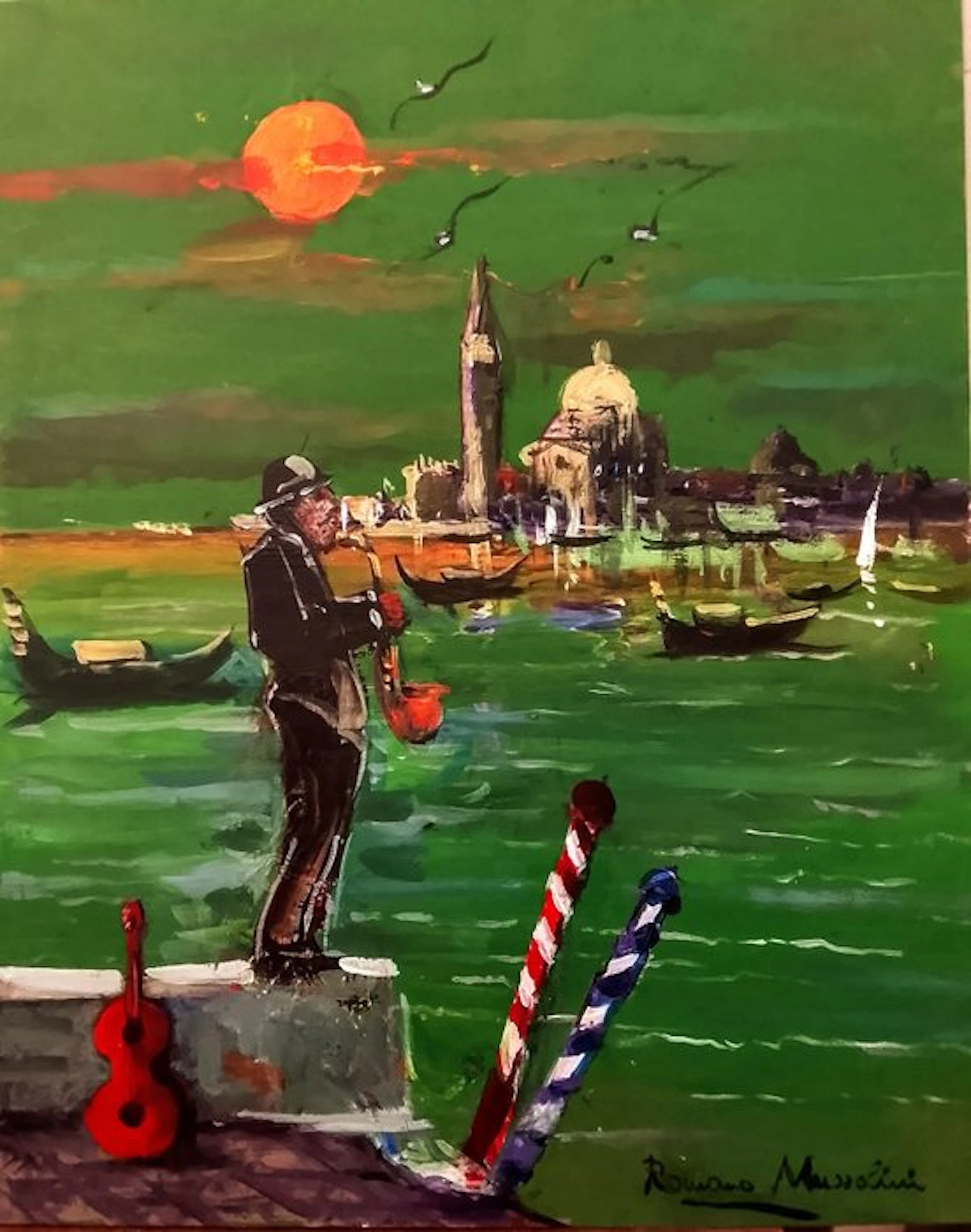 Romano Mussolini (1927-2006) - Sassofono a Venezia