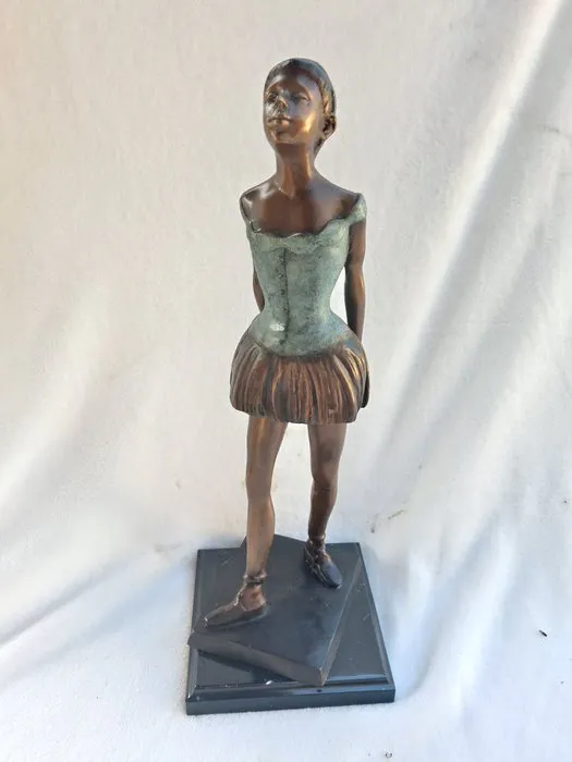 Naar Edgar Degas - Sculpture, Ballarina - 55 cm - Patinated bronze